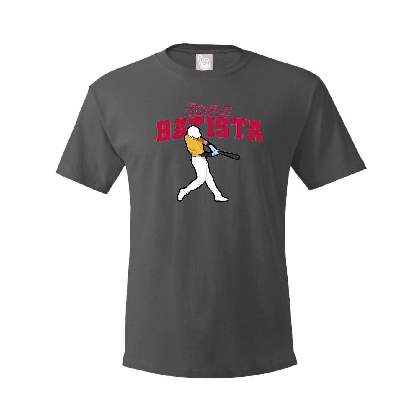 Tee — Name Arch in Grey