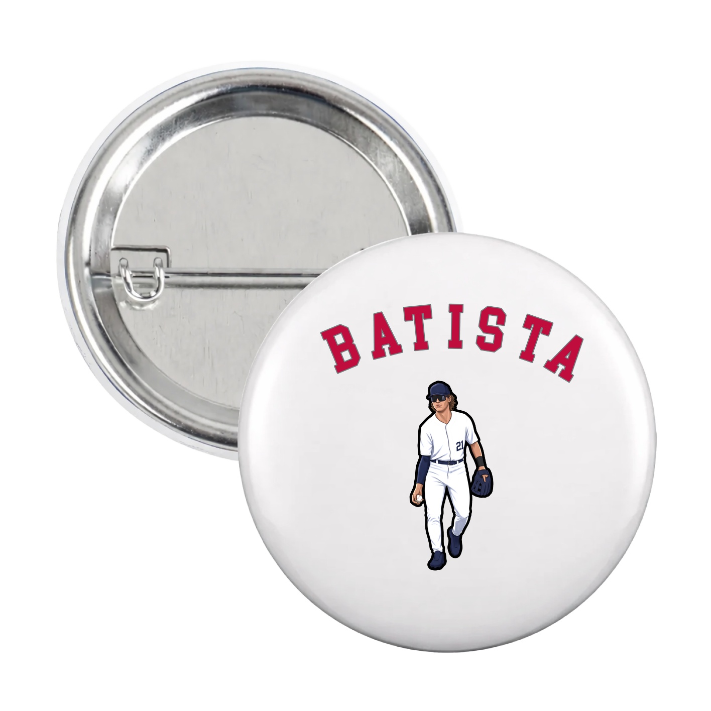 Game Day Button — Shirsey Arch in White