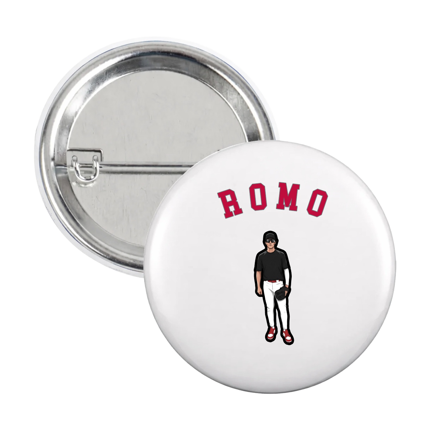 Game Day Button — Shirsey Arch in White
