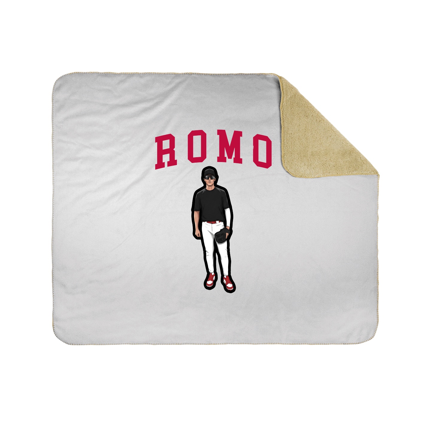 Throw Blanket — Shirsey in White