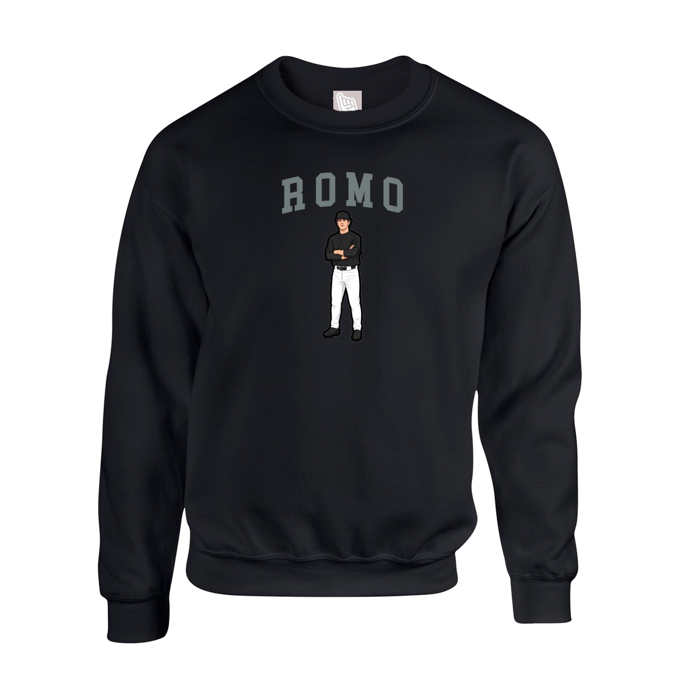 Fleece Crew — Shirsey in Black
