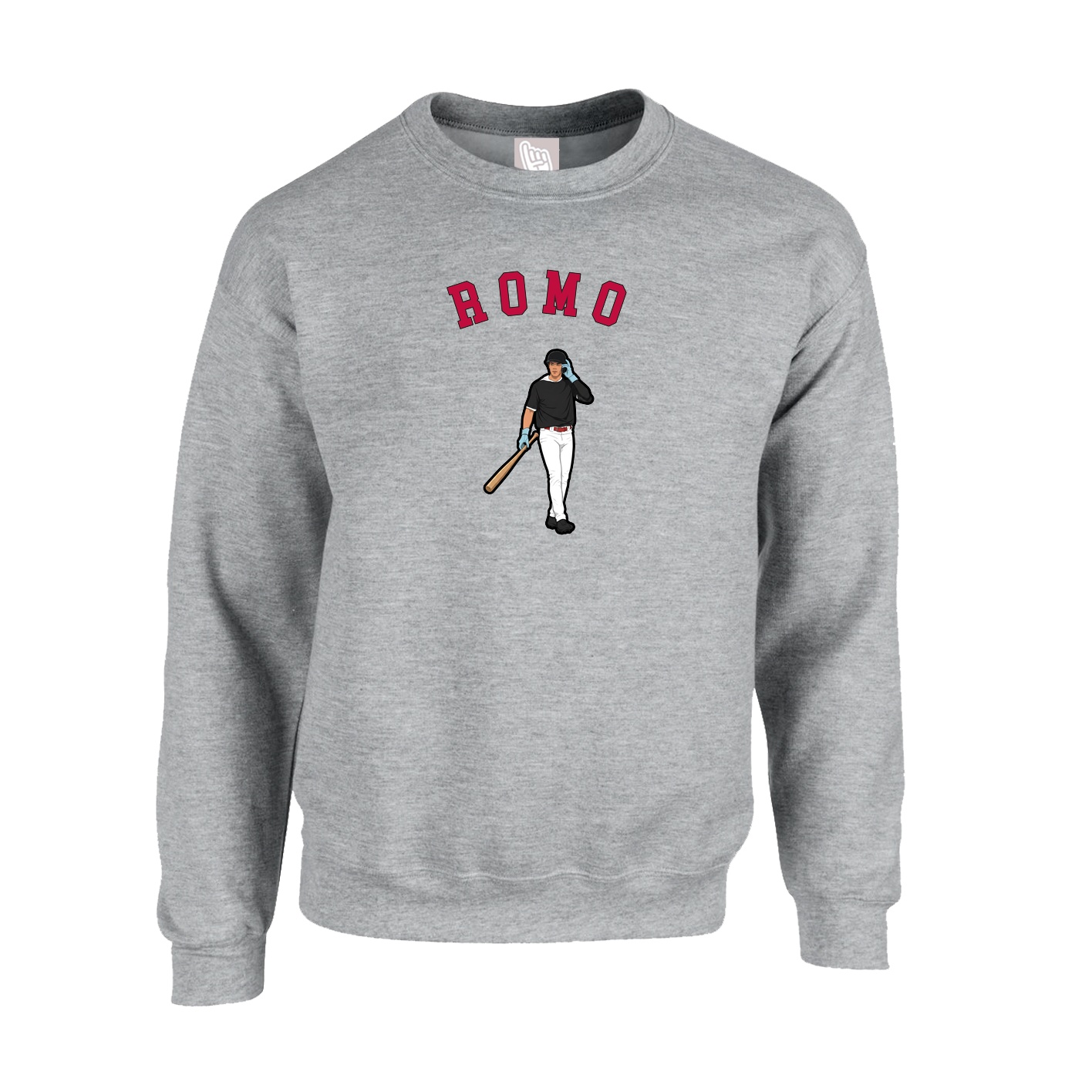 Fleece Crew — Shirsey Arch in Grey