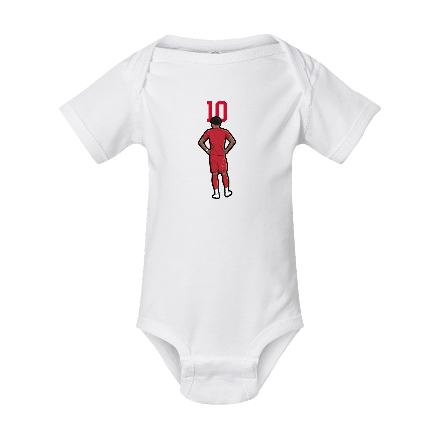Baby Onesie — Number Top in White