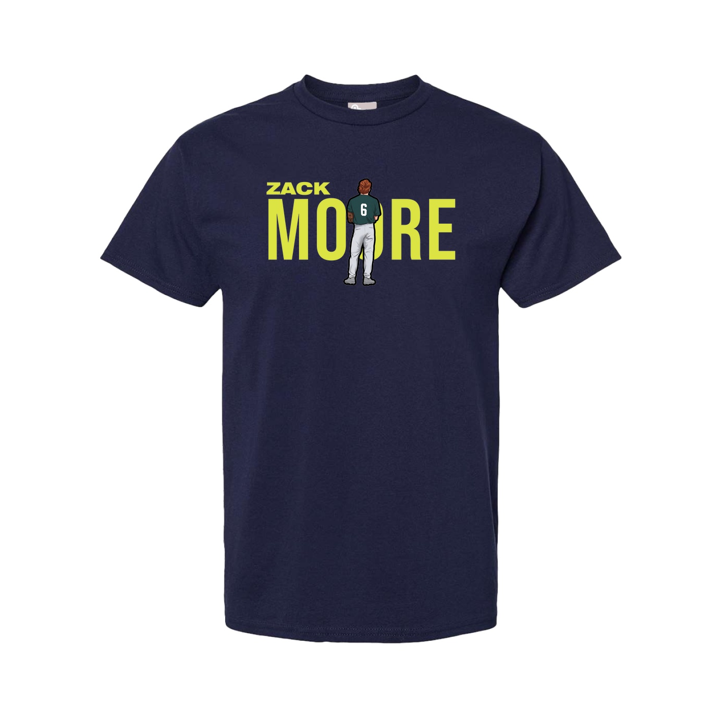 Tee — Player Name in Navy