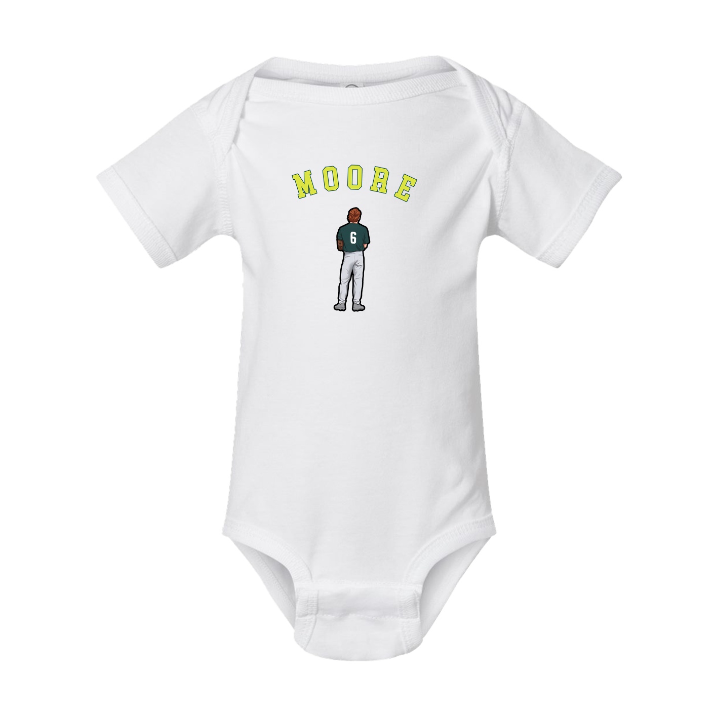 Baby Onesie — Shirsey Arch in White