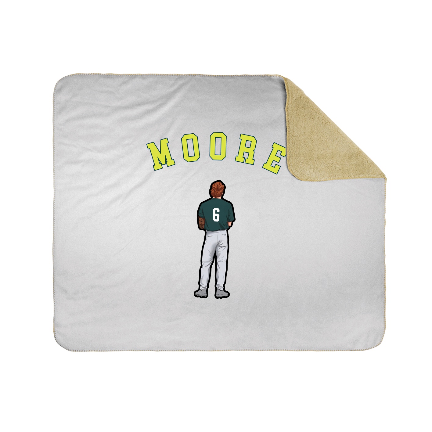 Throw Blanket — Shirsey Arch in White
