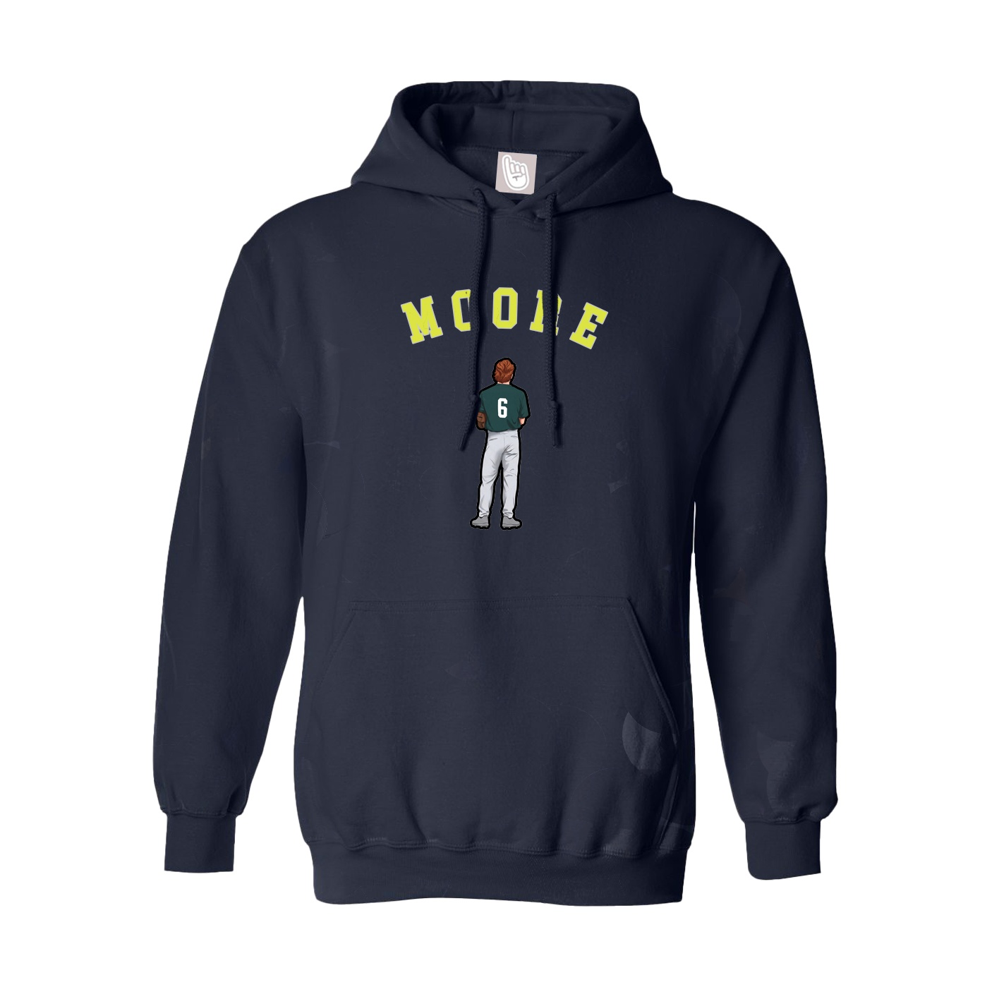 Youth Hoodie — Shirsey Arch in Navy