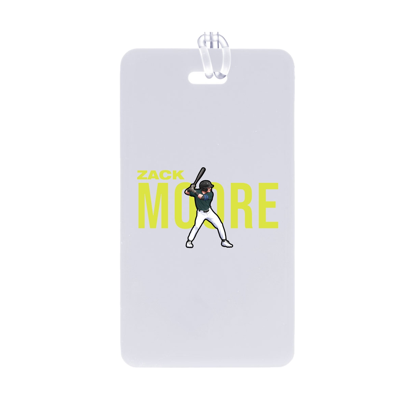 Bag Tag — Player Name in Classic