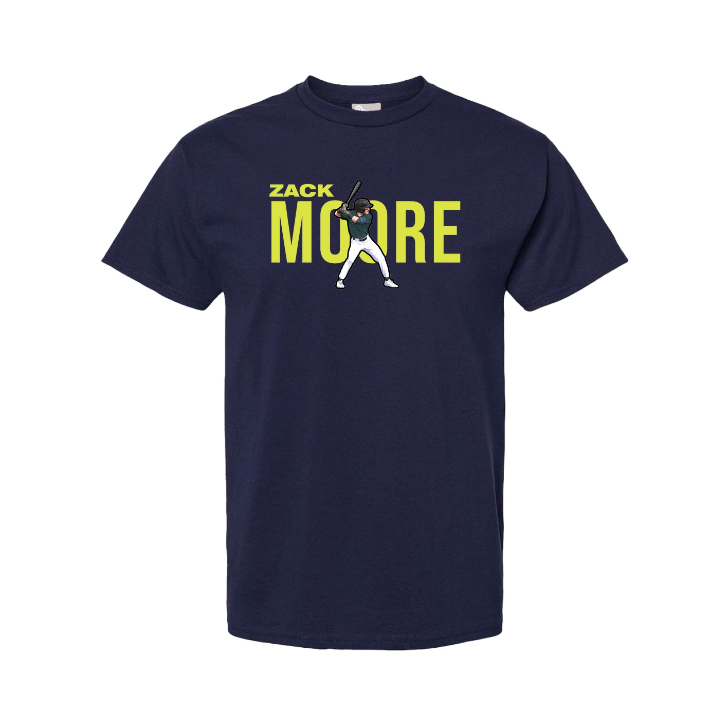 Tee — Player Name in Navy