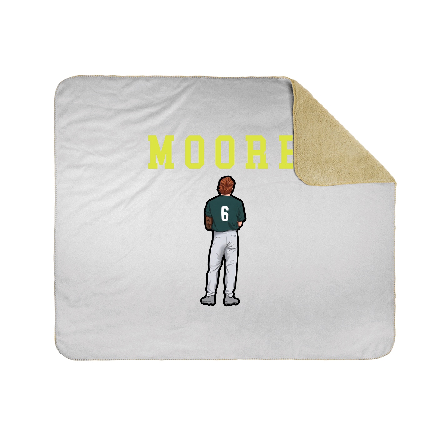 Throw Blanket — Shirsey in White