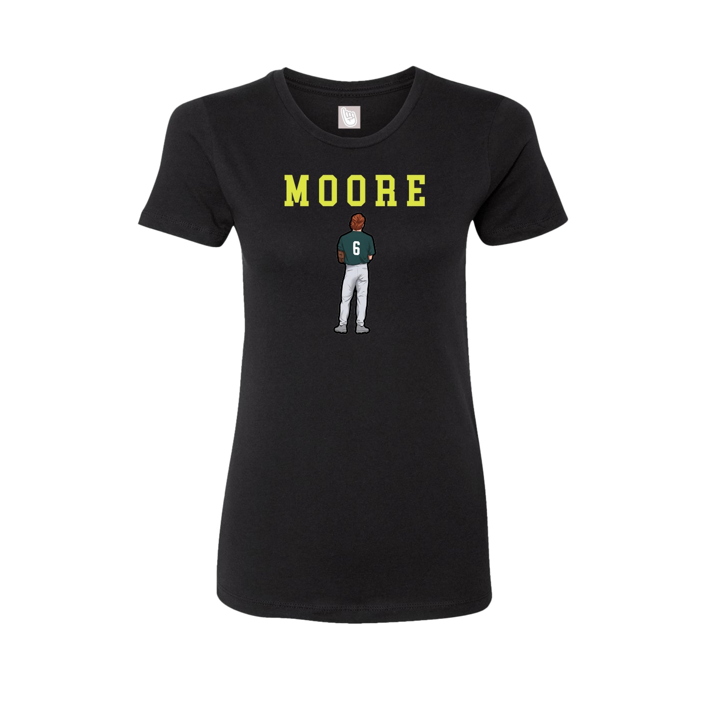 Fitted Women's Tee — Shirsey in Black