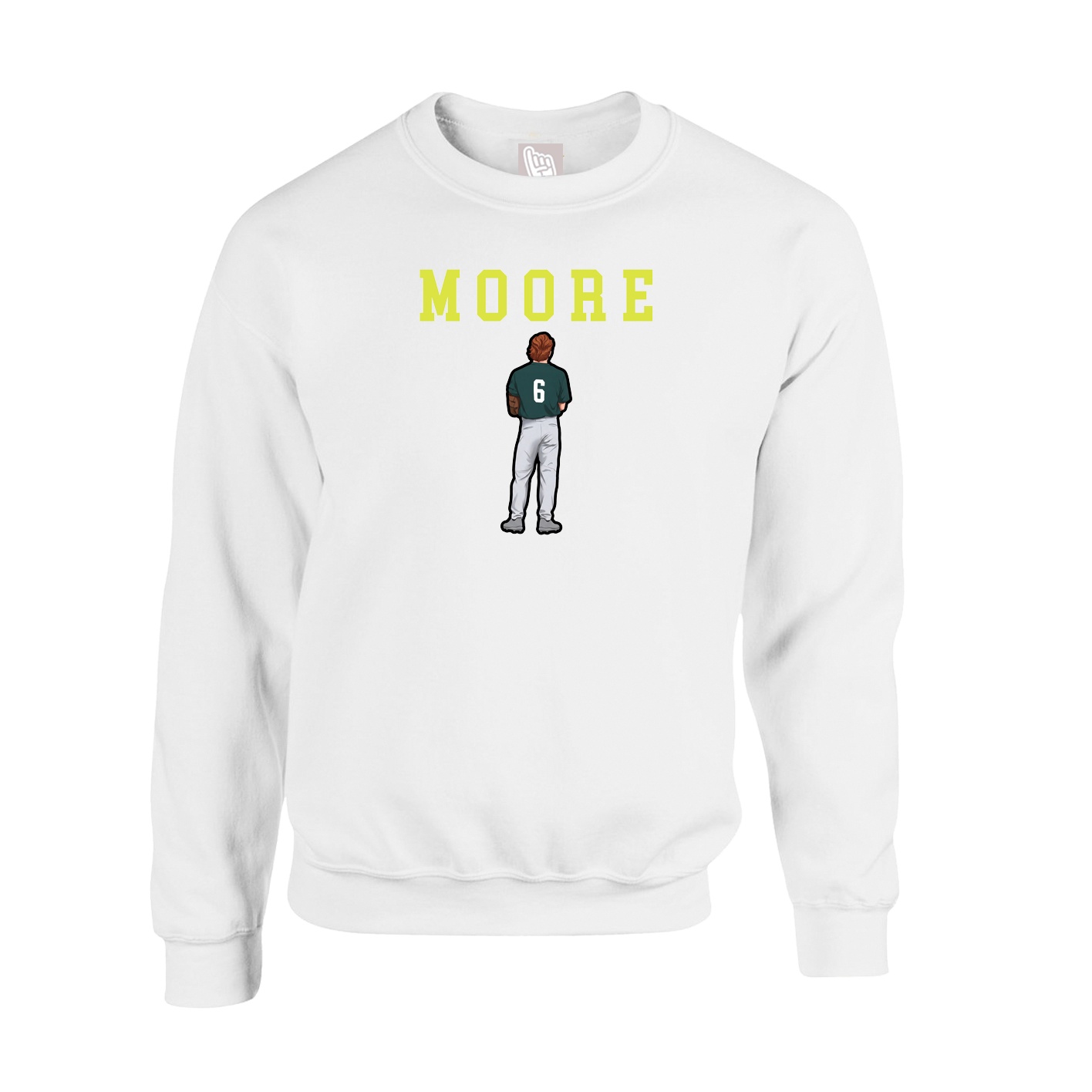 Fleece Crew — Shirsey in White