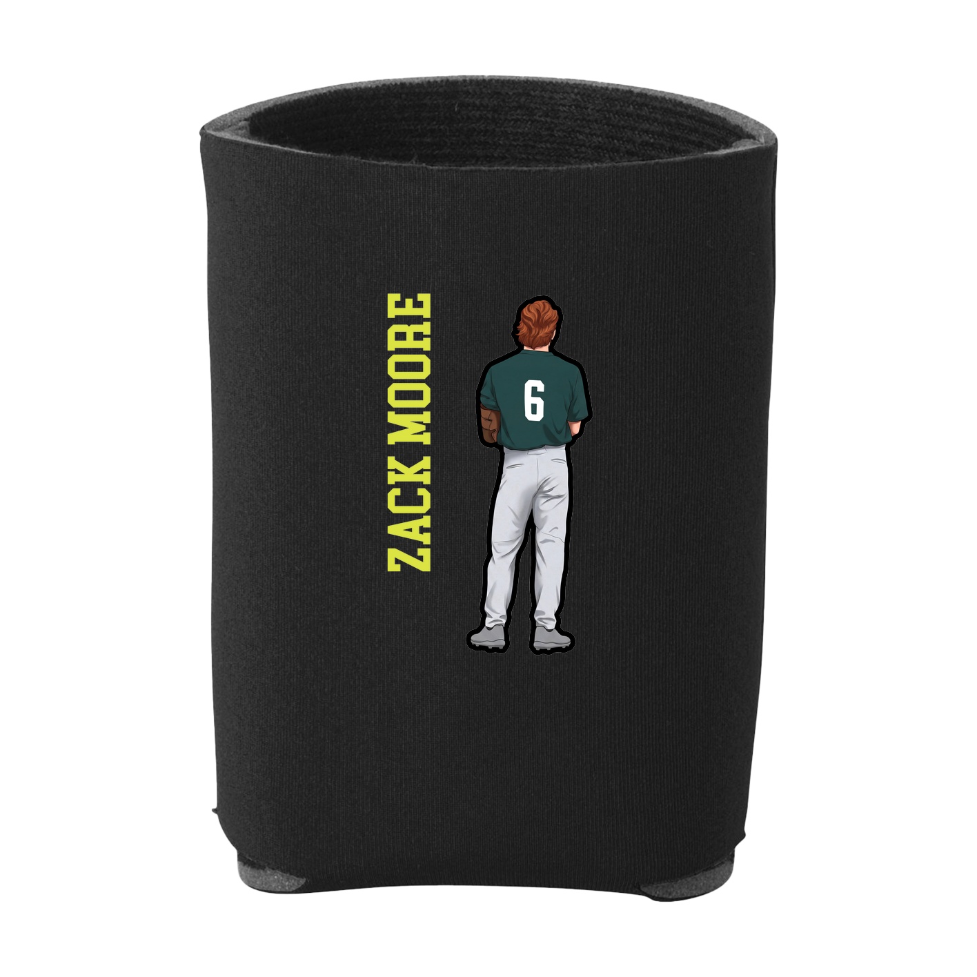Can Holder — Name Vertical in Black