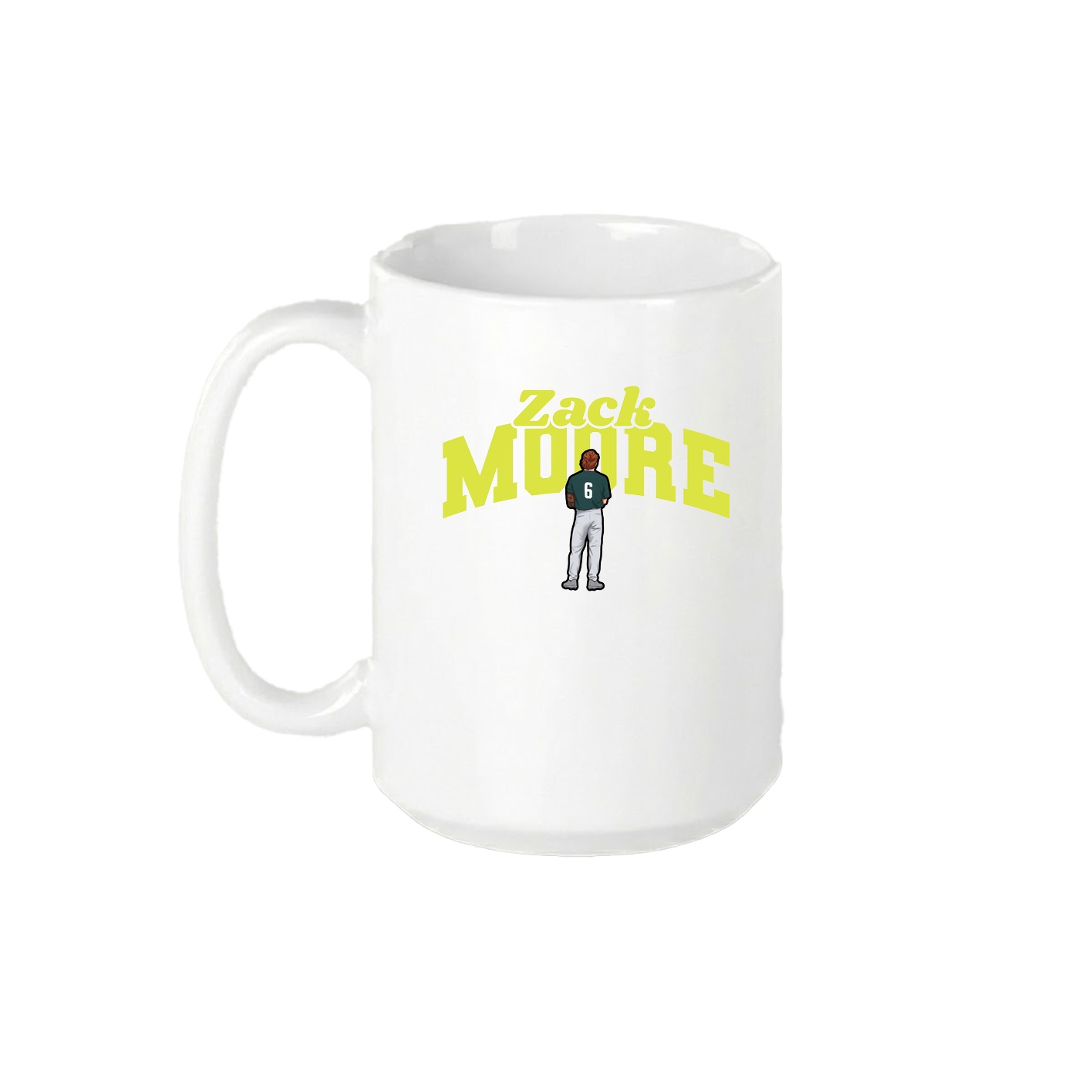 15oz Coffee Mug — Signature Arch in White