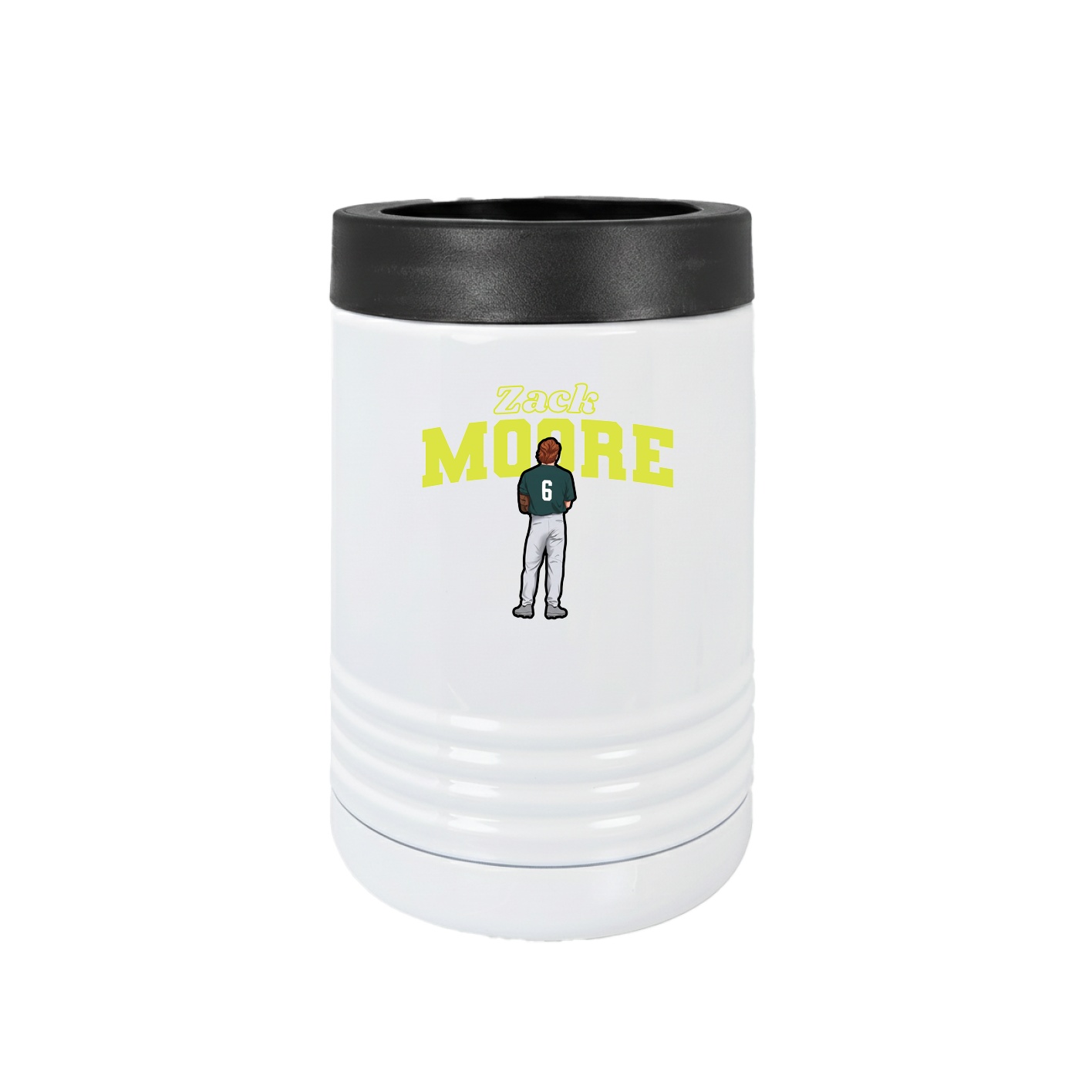 Beverage Holder — Name Arch in White
