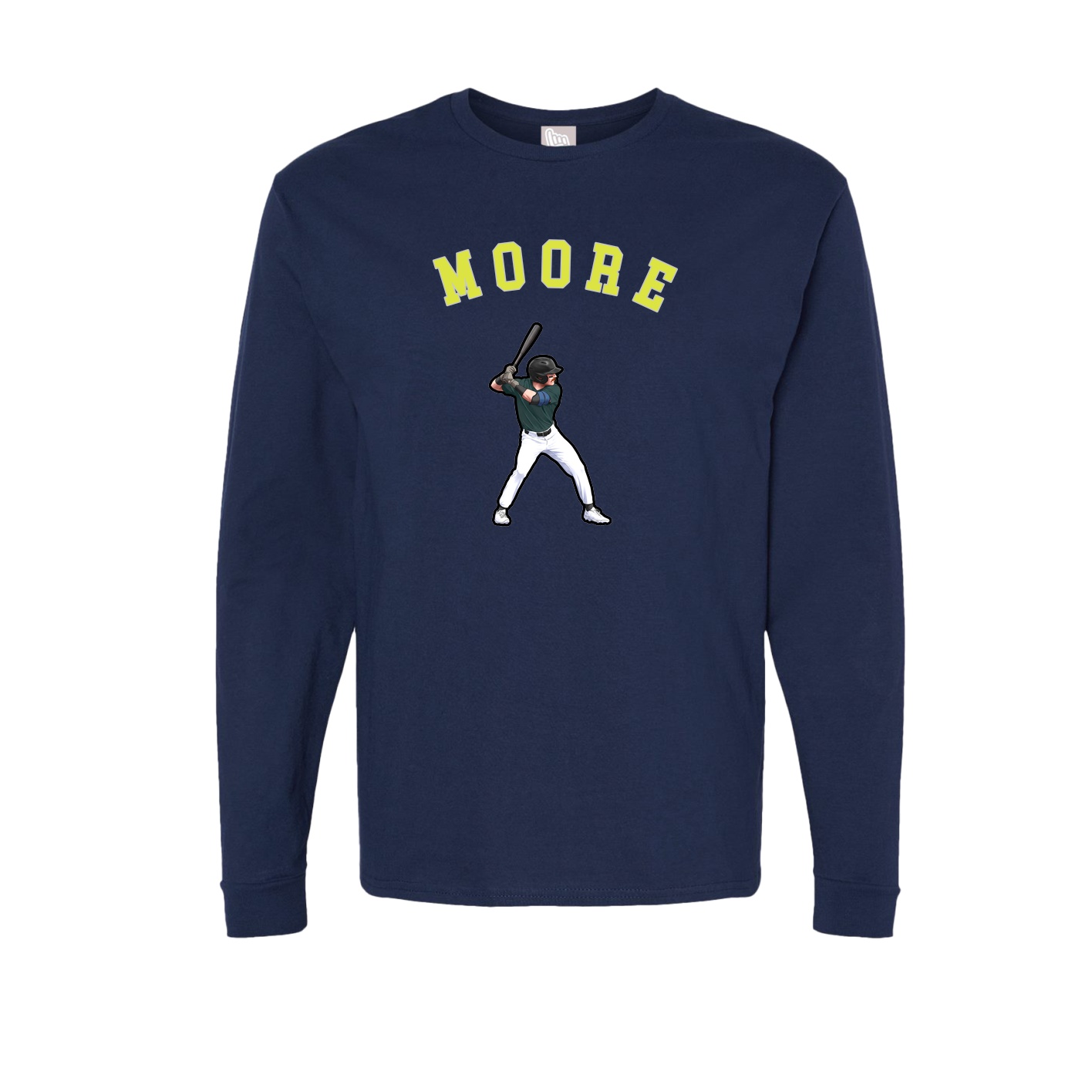 Long Sleeve Tee — Shirsey Arch in Navy