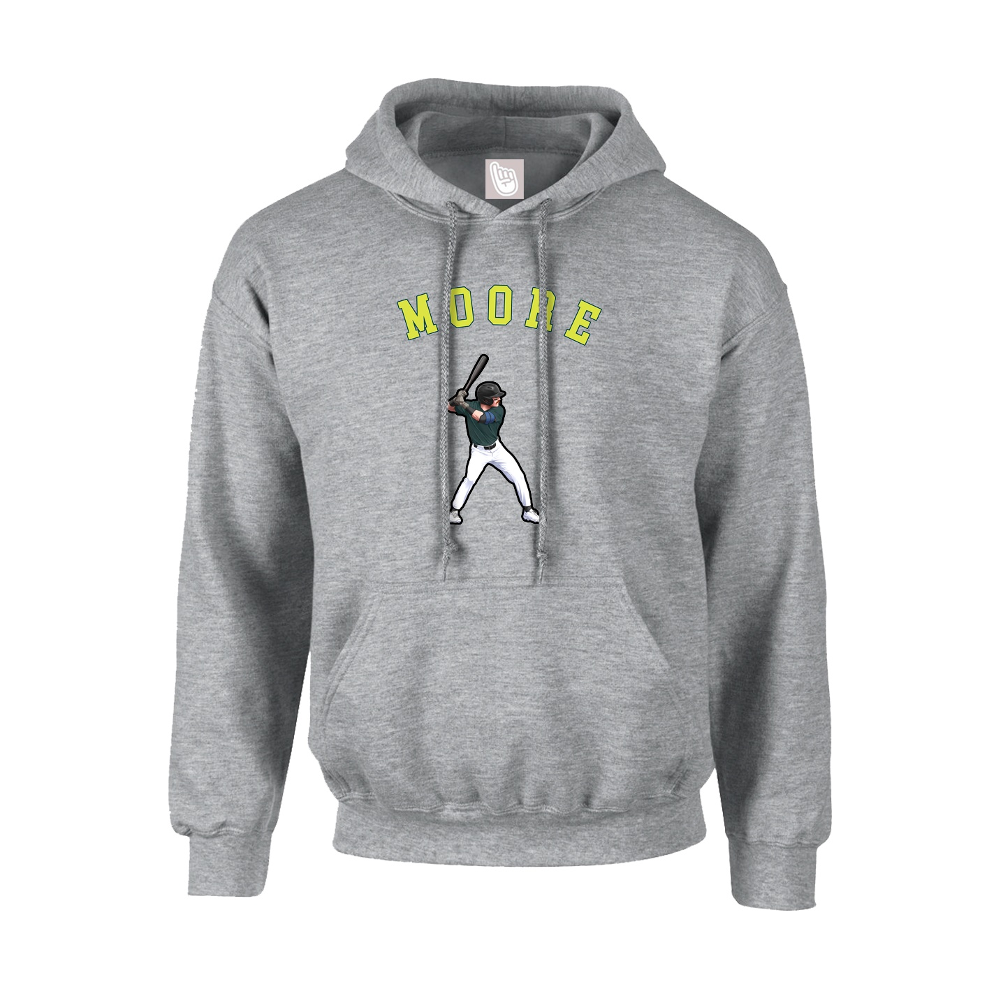 Youth Hoodie — Shirsey Arch in Grey