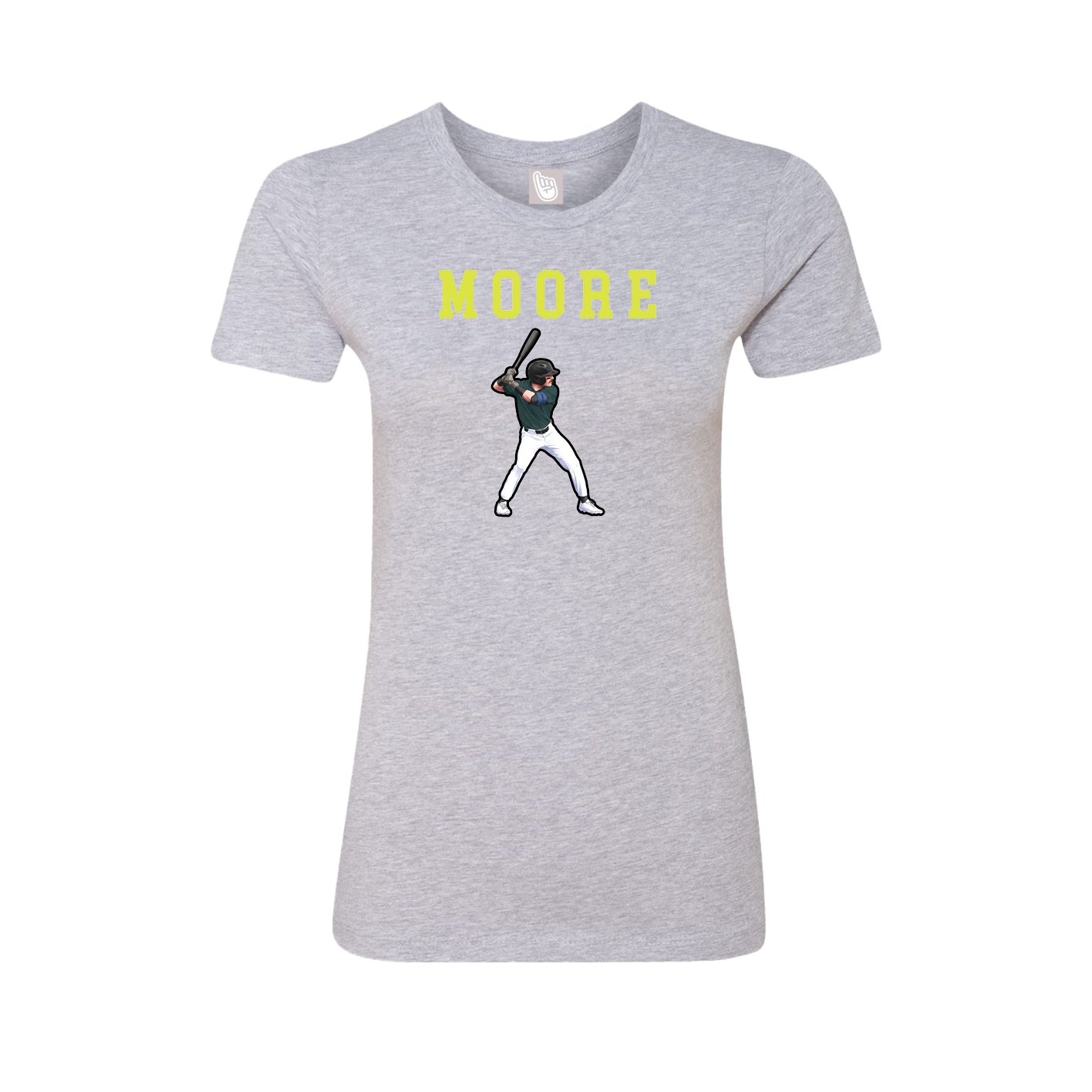 Fitted Women's Tee — Shirsey in Grey