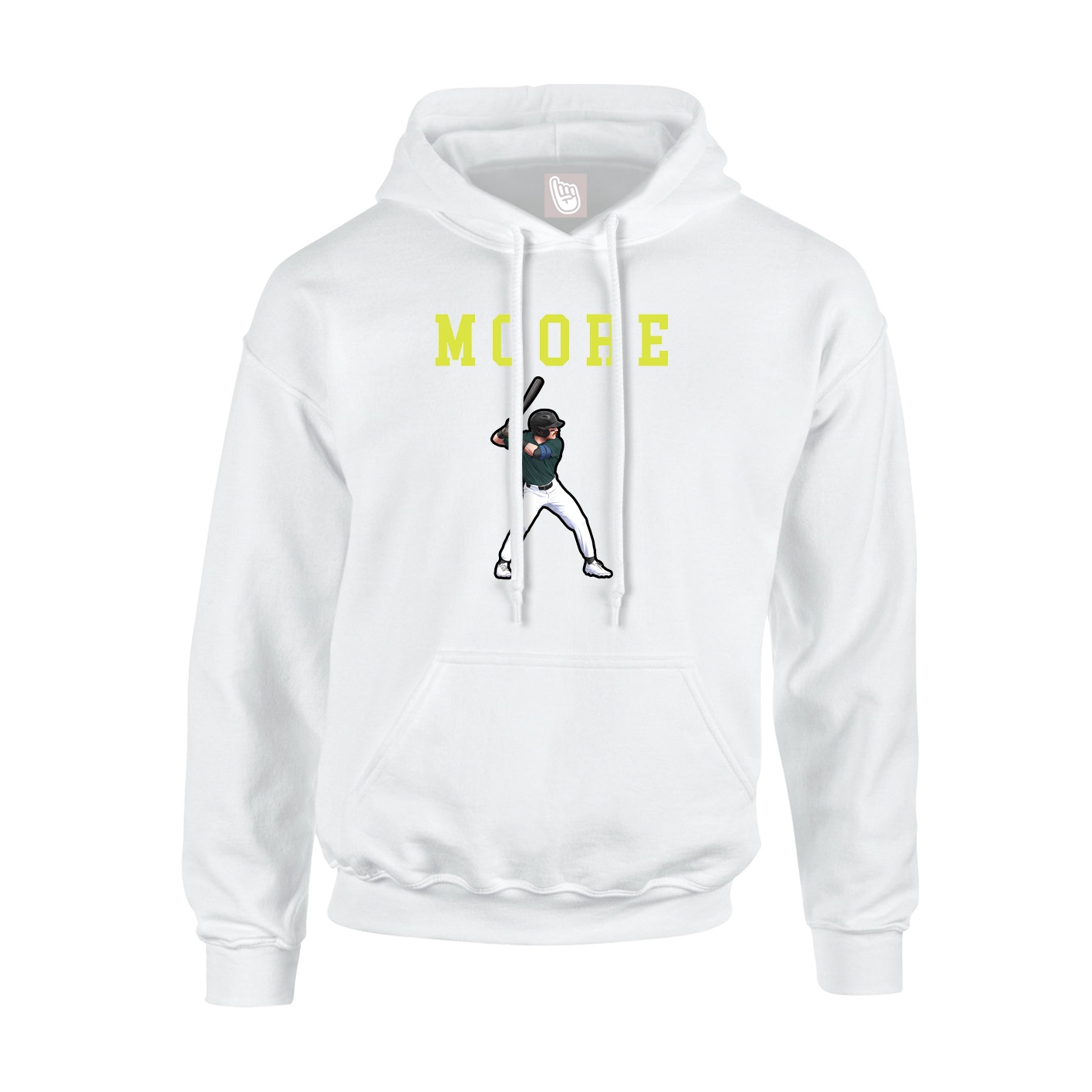 Hoodie — Shirsey in White