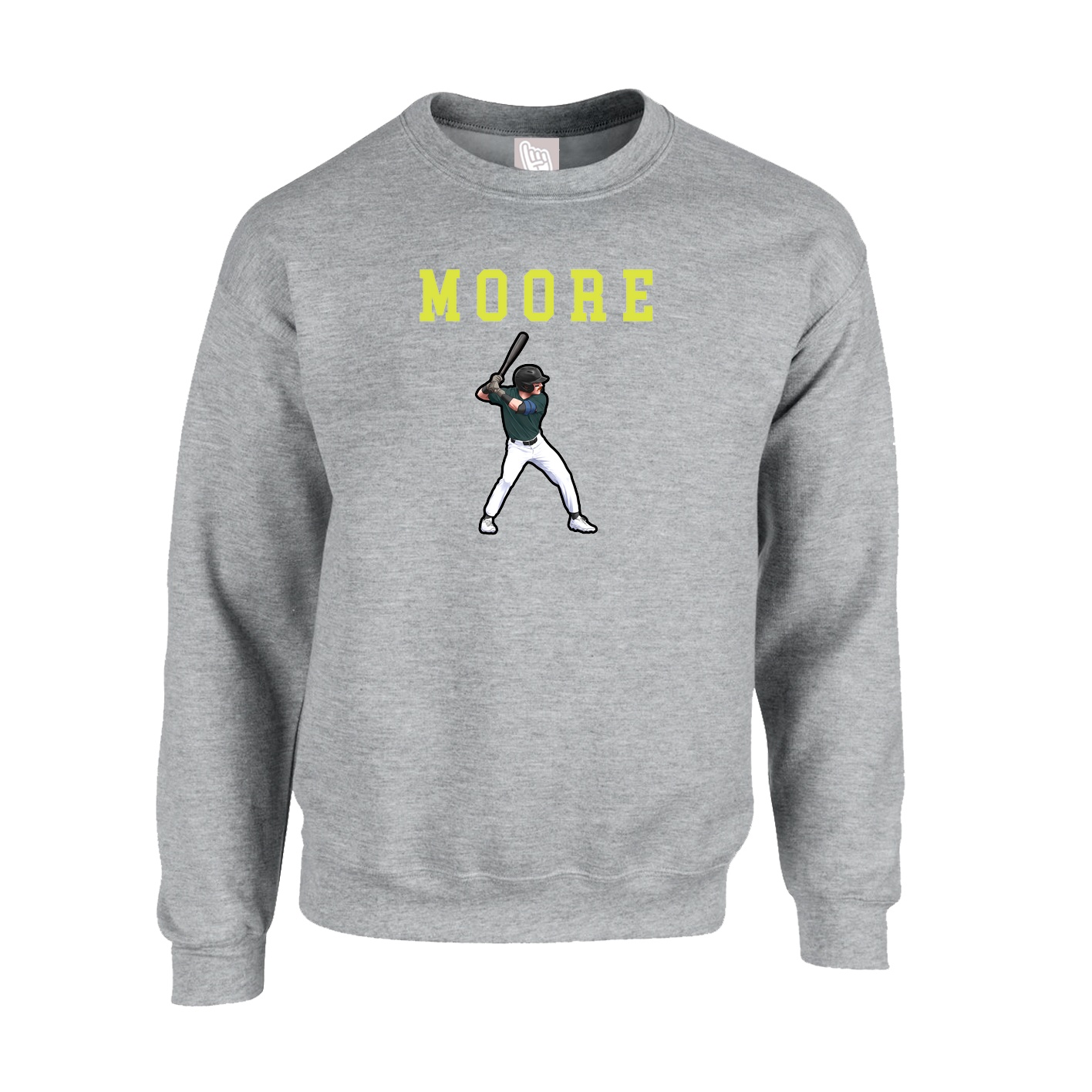 Fleece Crew — Shirsey in Grey