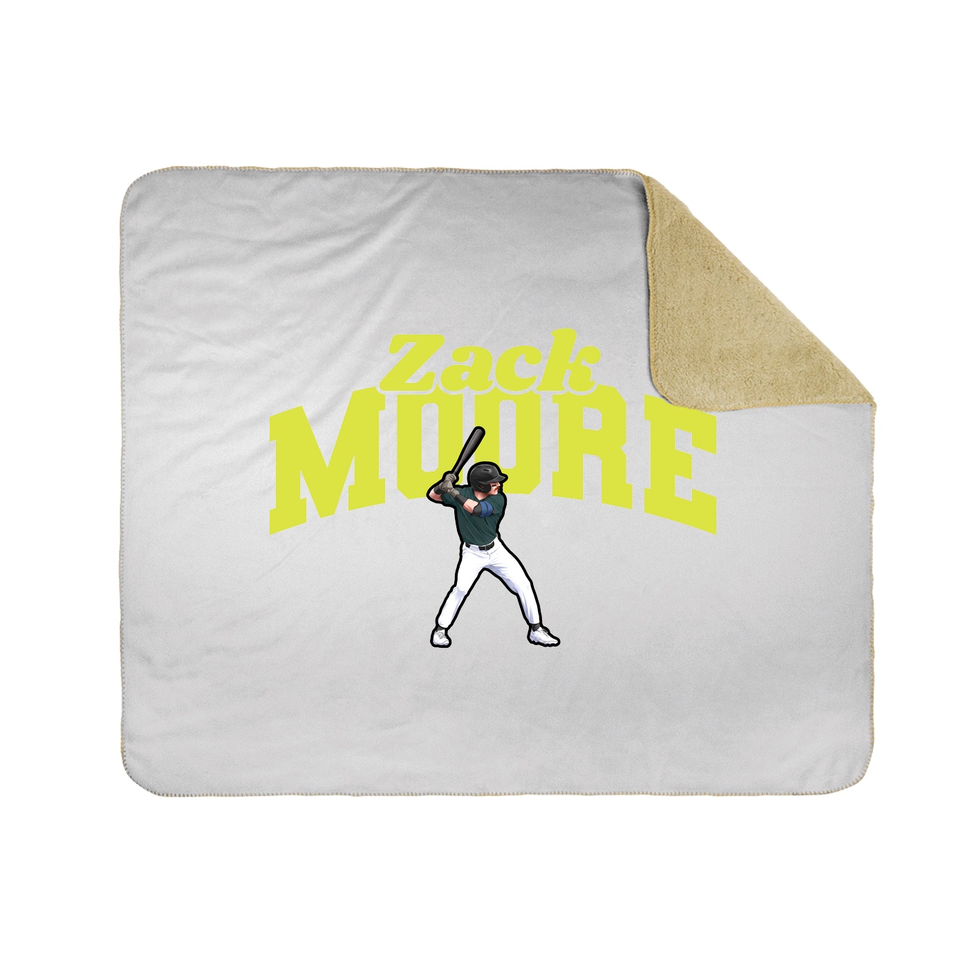 Throw Blanket — Signature Arch in White
