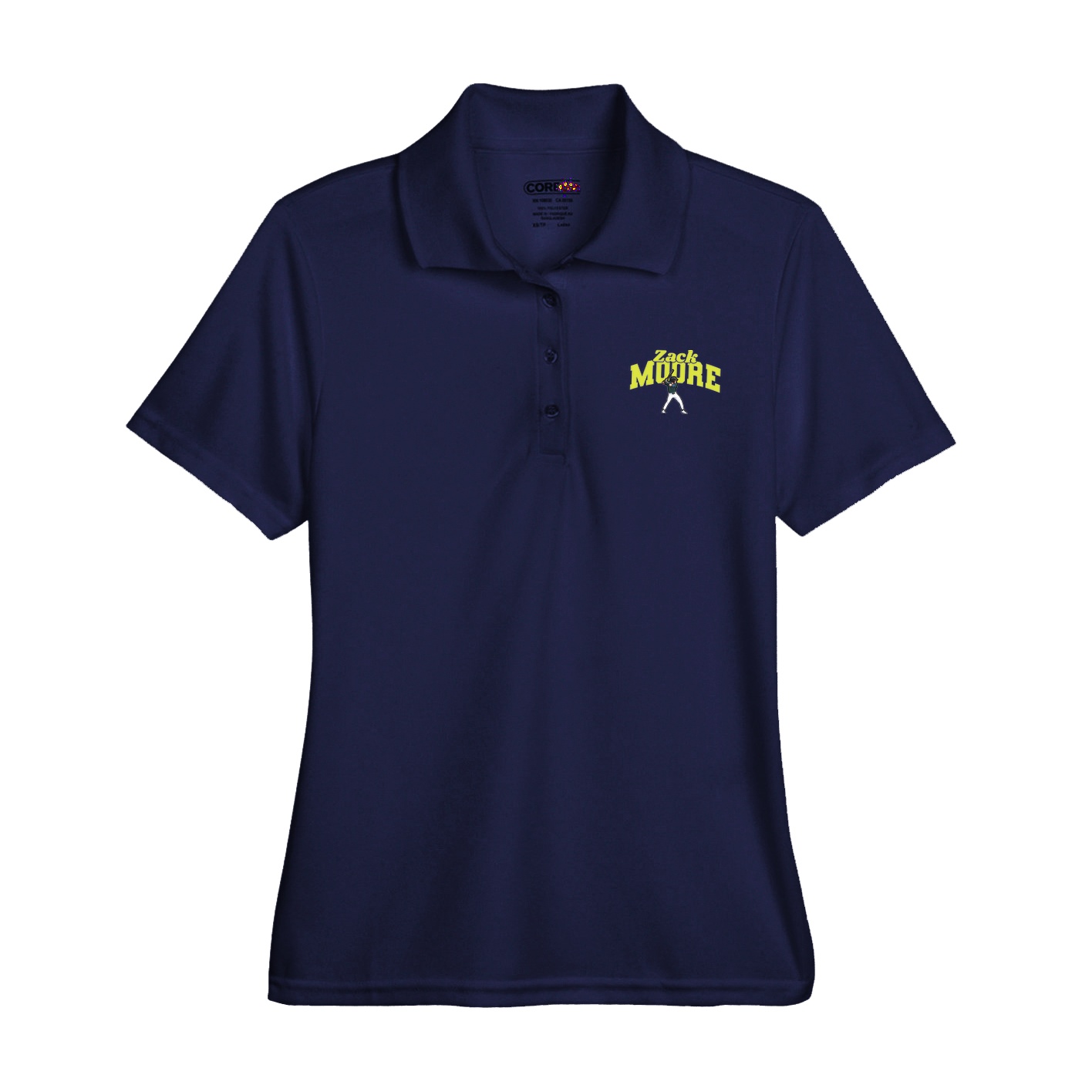 Womens Performance Polo — Signature Arch in Navy