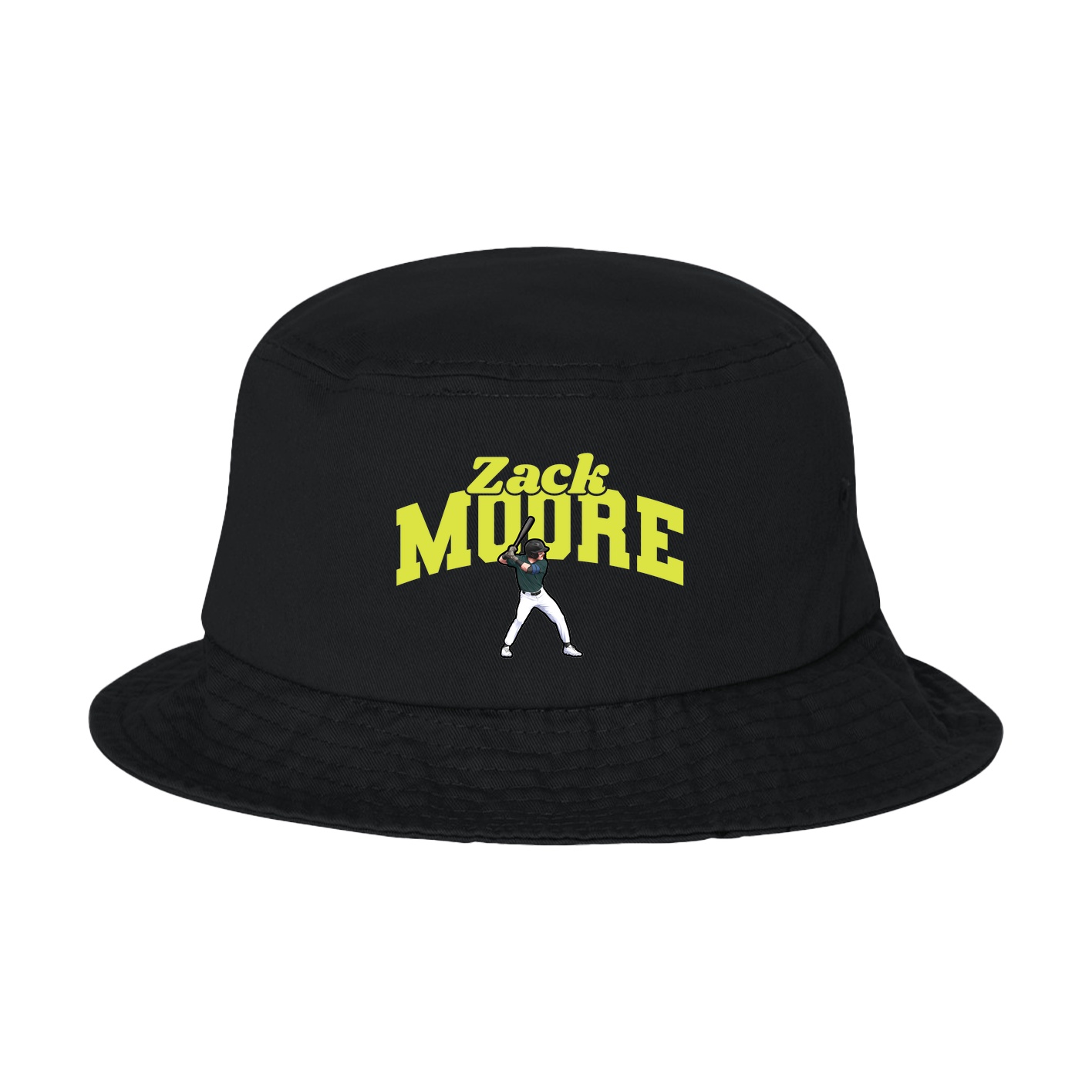 Bucket Cap — Signature Arch in Black
