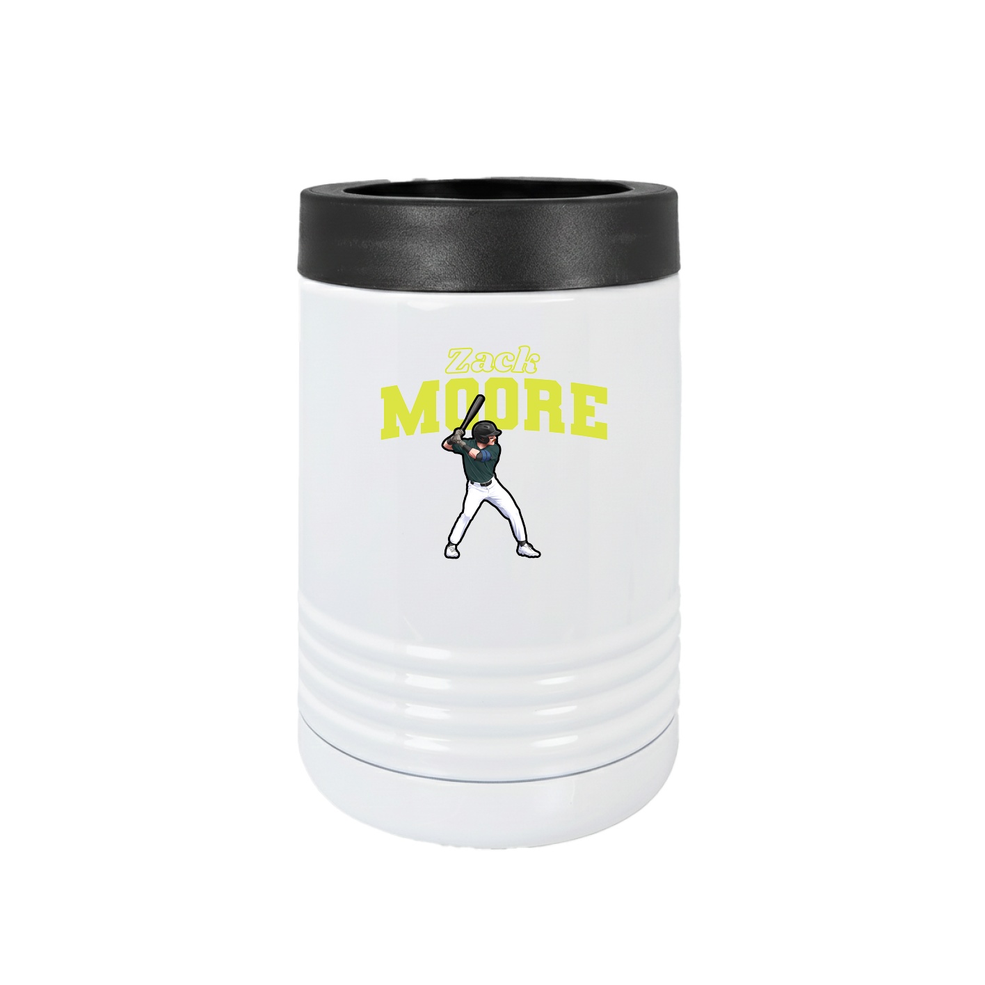 Beverage Holder — Name Arch in White