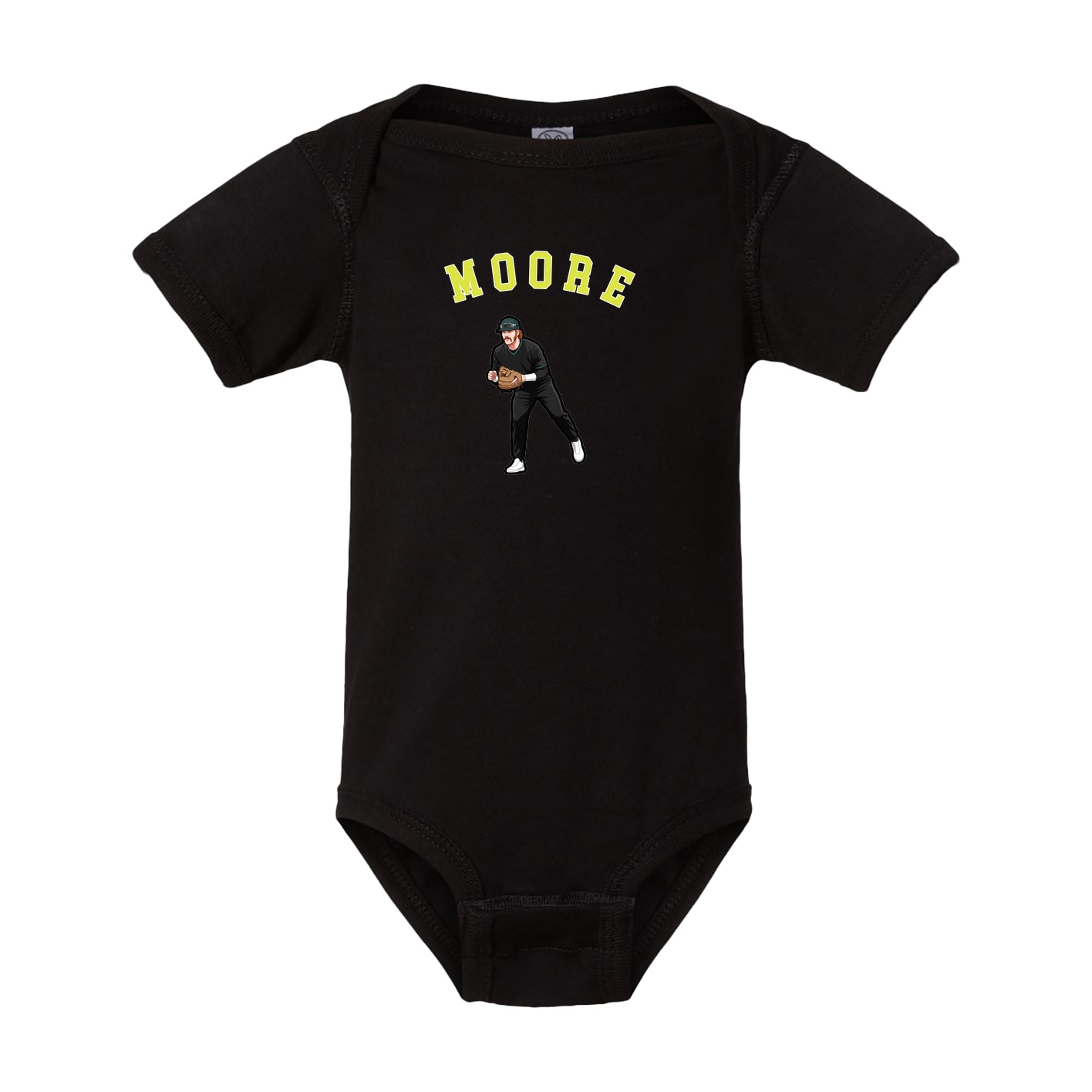 Baby Onesie — Shirsey Arch in Black