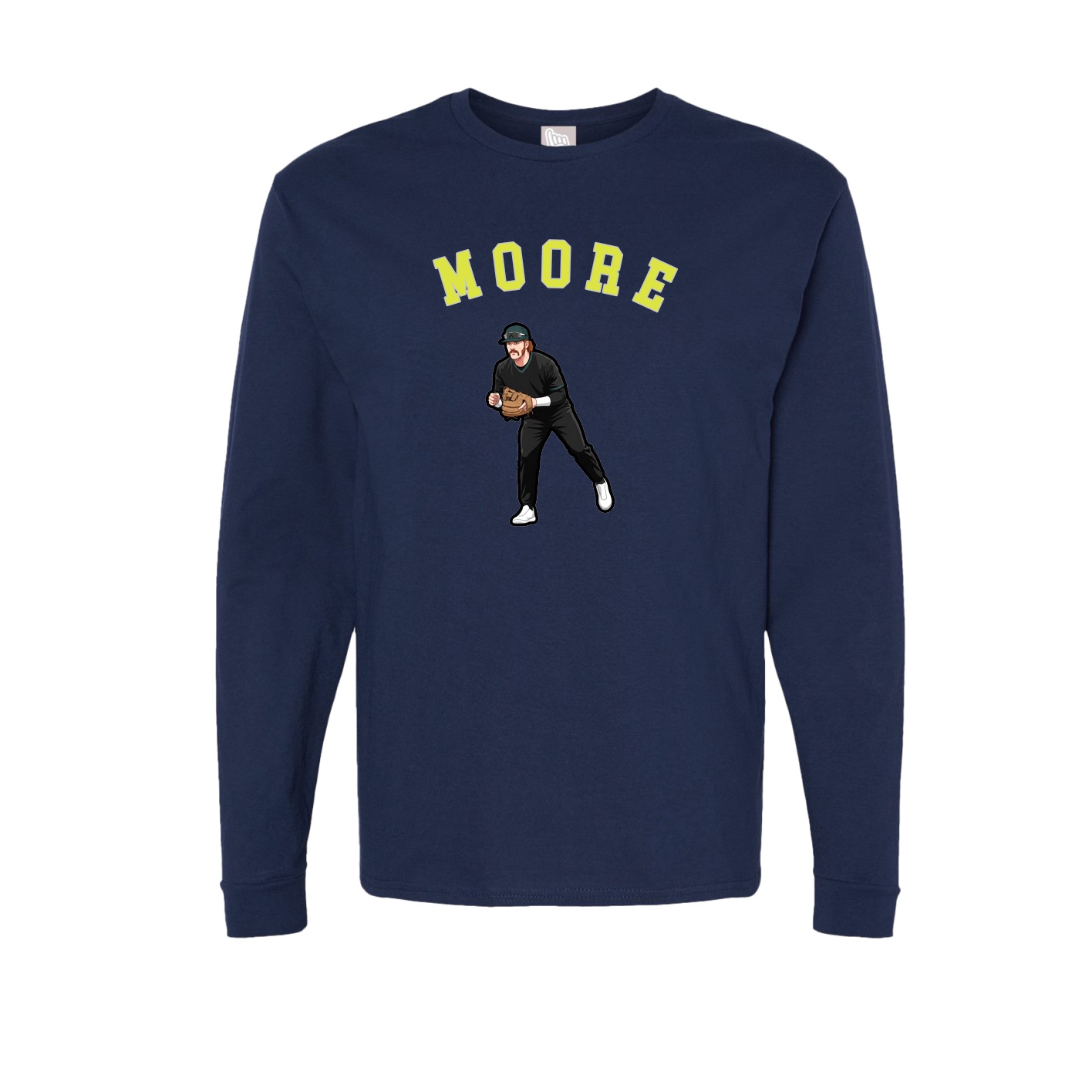 Long Sleeve Tee — Shirsey Arch in Navy