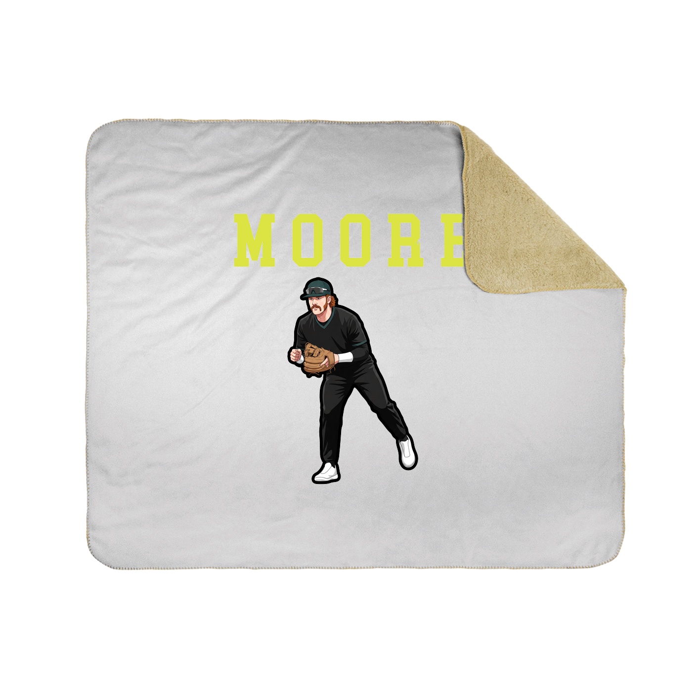Throw Blanket — Shirsey in White