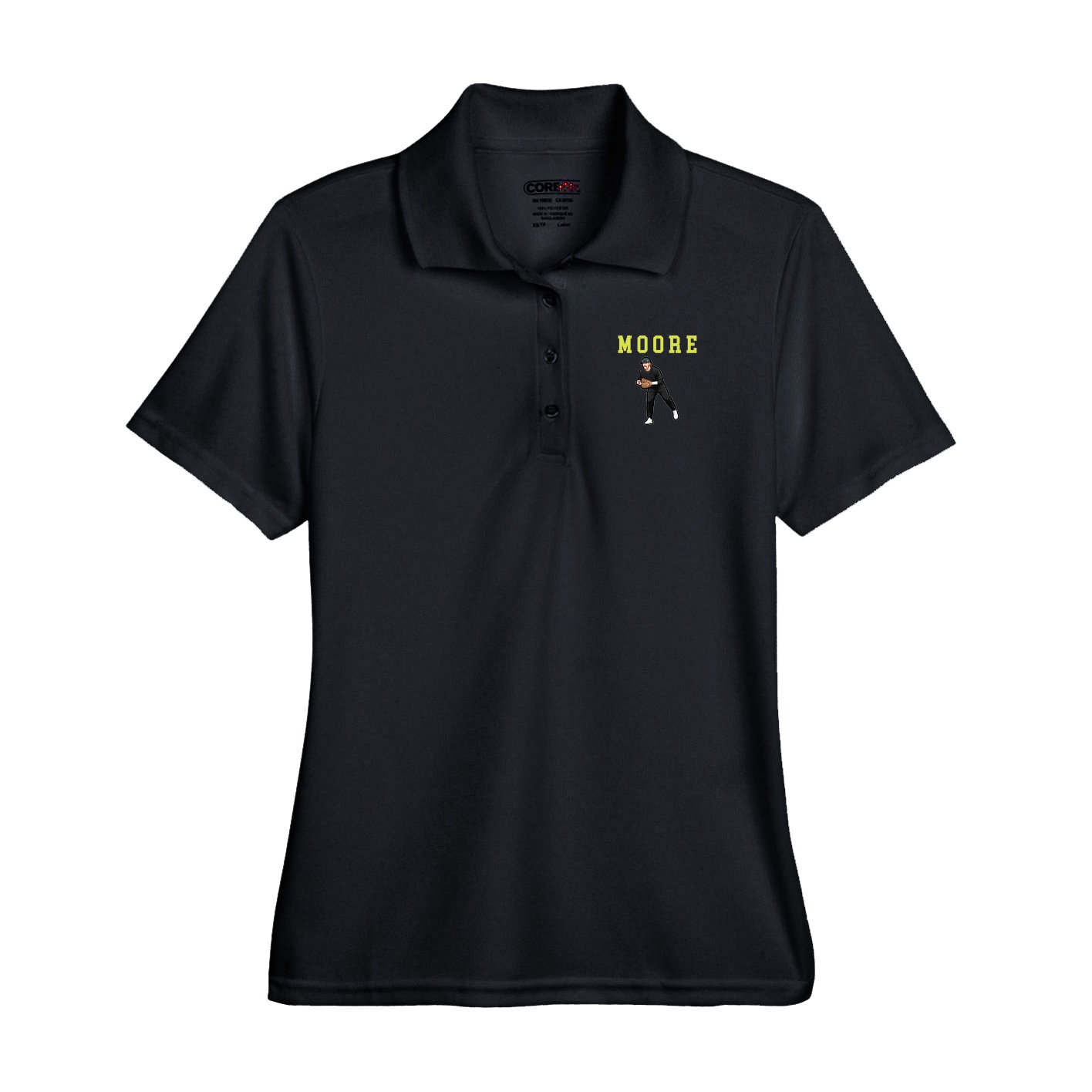Performance Polo — Shirsey in Black