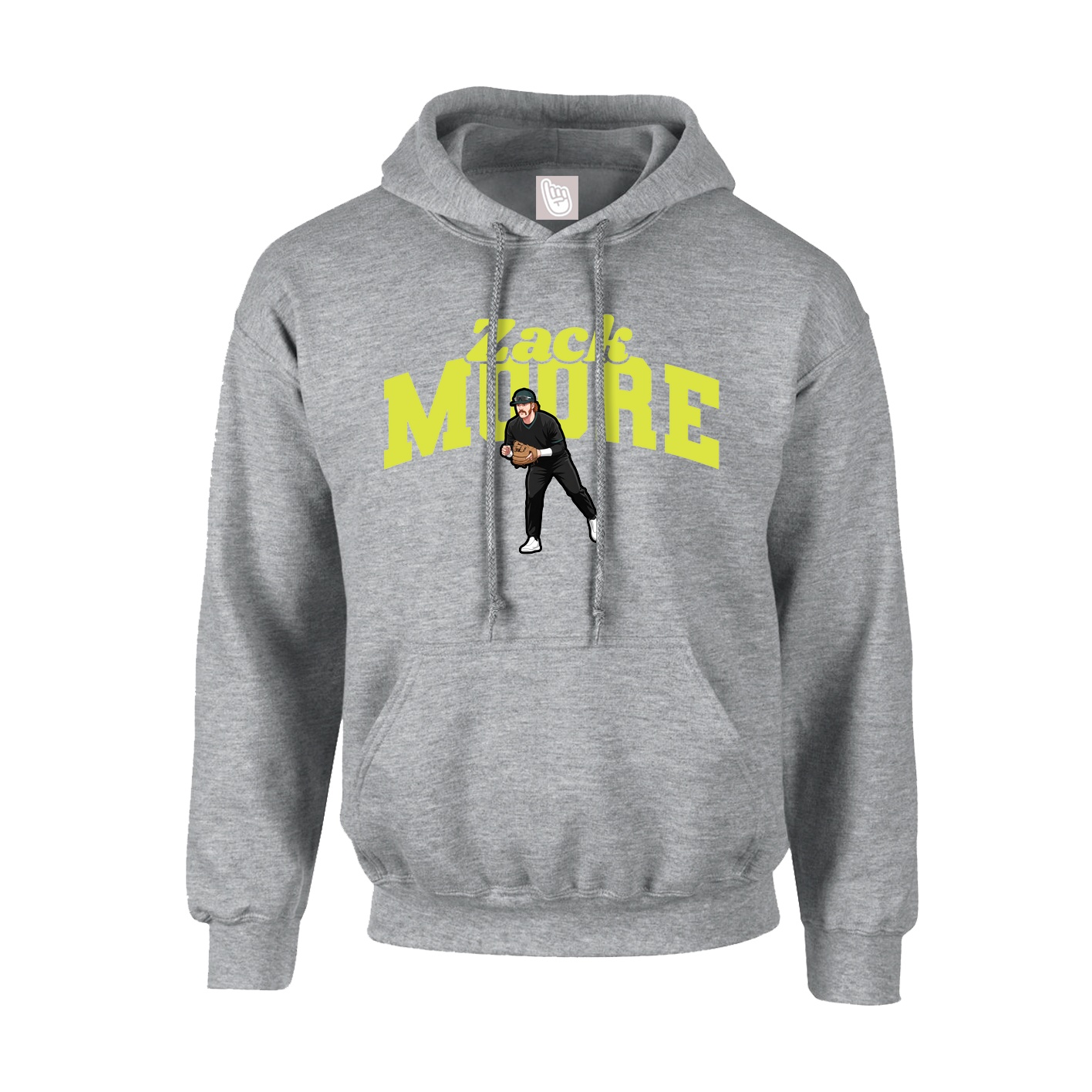 Hoodie — Signature Arch in Grey