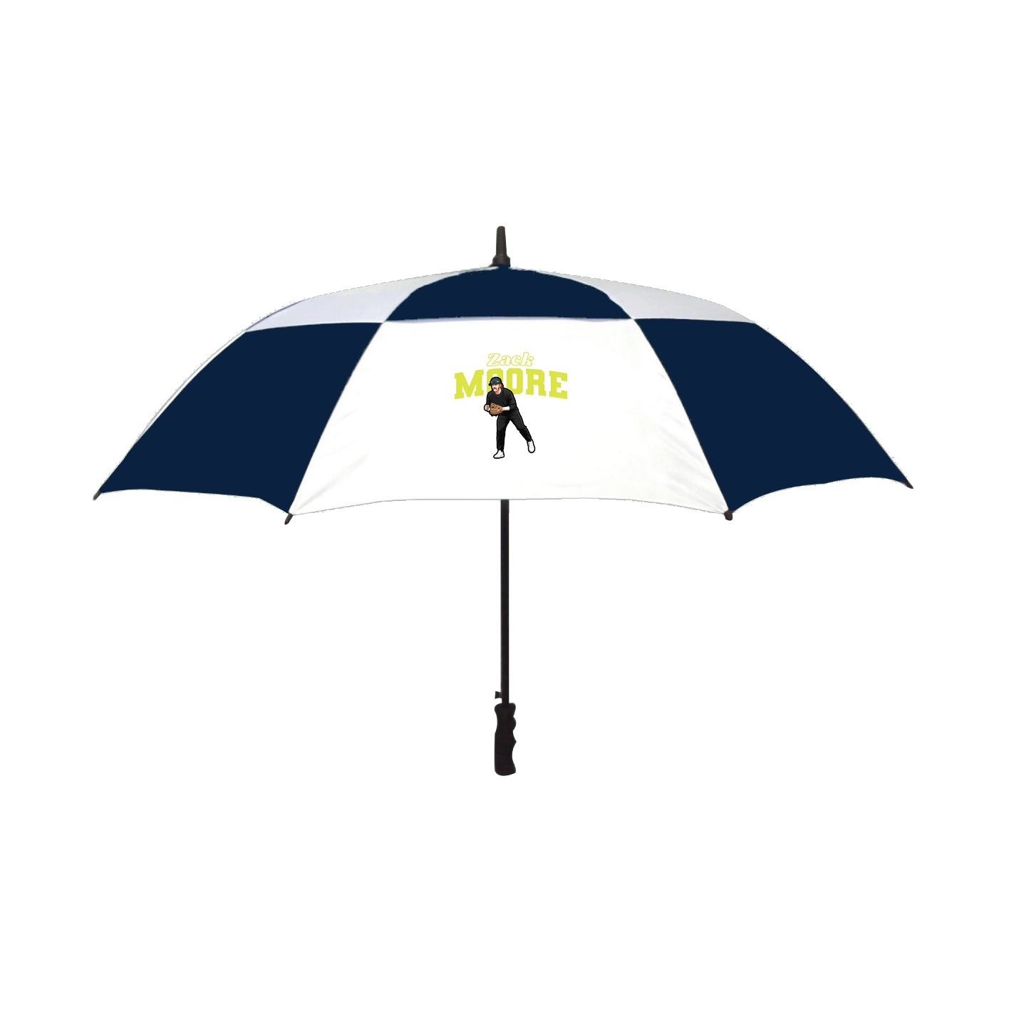 Golf Umbrella — Name Arch in Navy