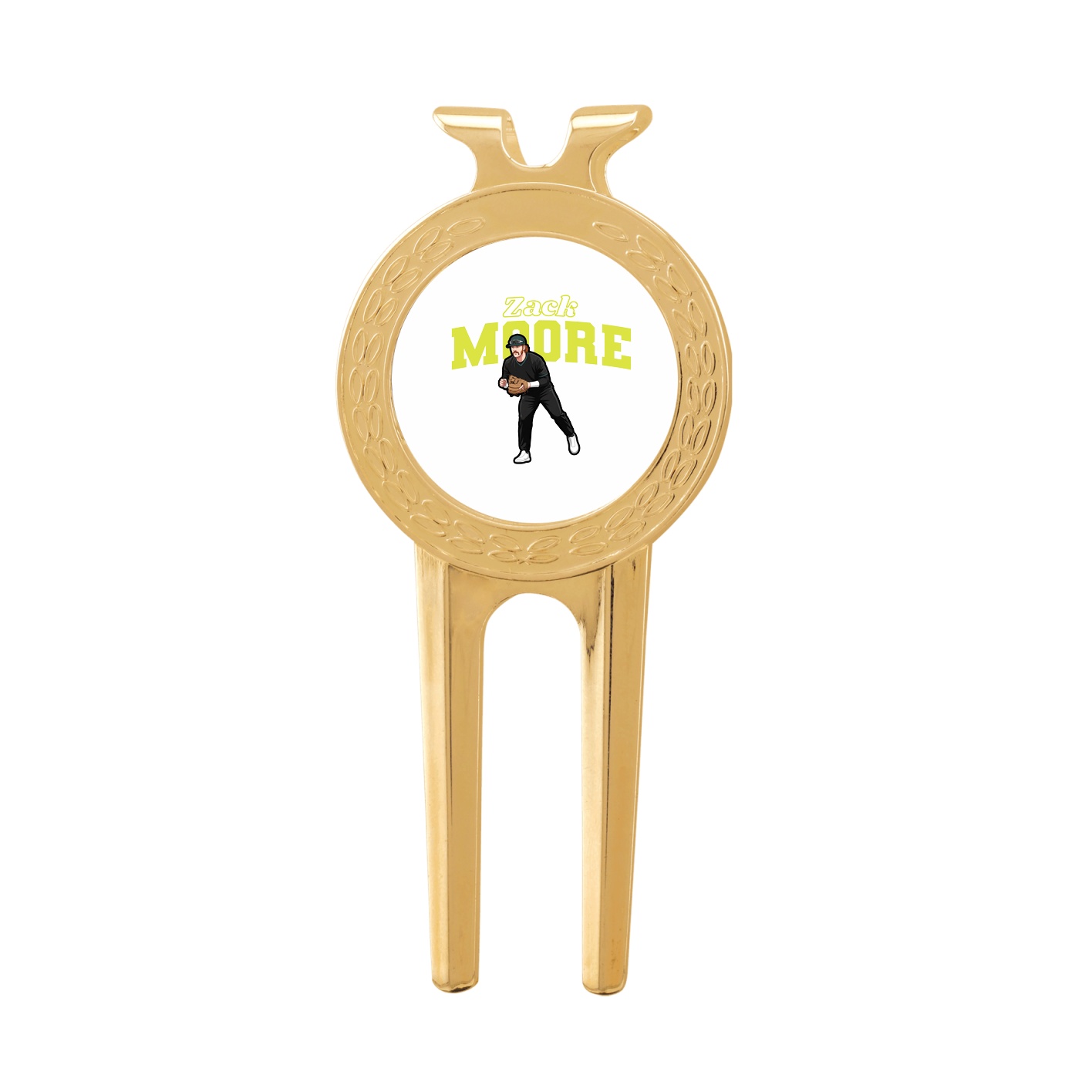 Divot Tool with Ball Marker — Name Arch in Classic