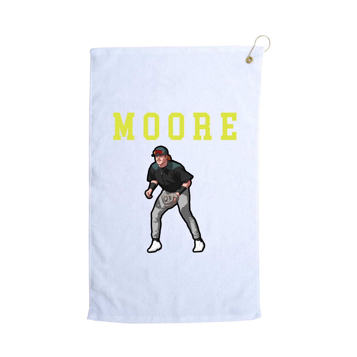Golf Towel — Shirsey in White