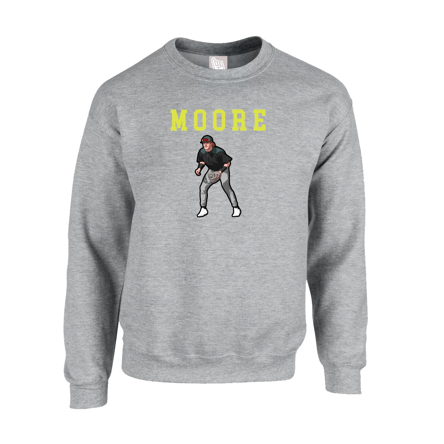 Fleece Crew — Shirsey in Grey