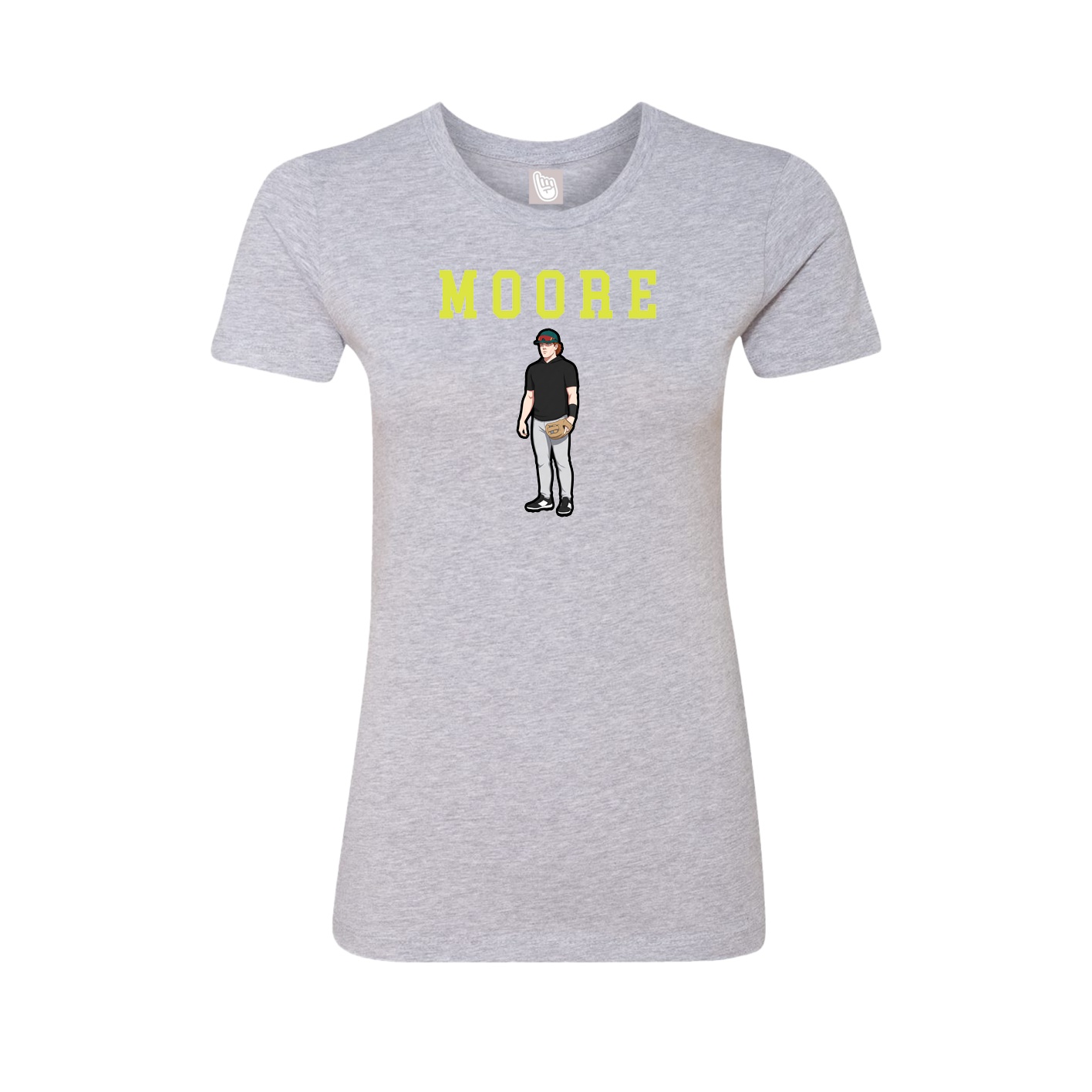 Fitted Women's Tee — Shirsey in Grey