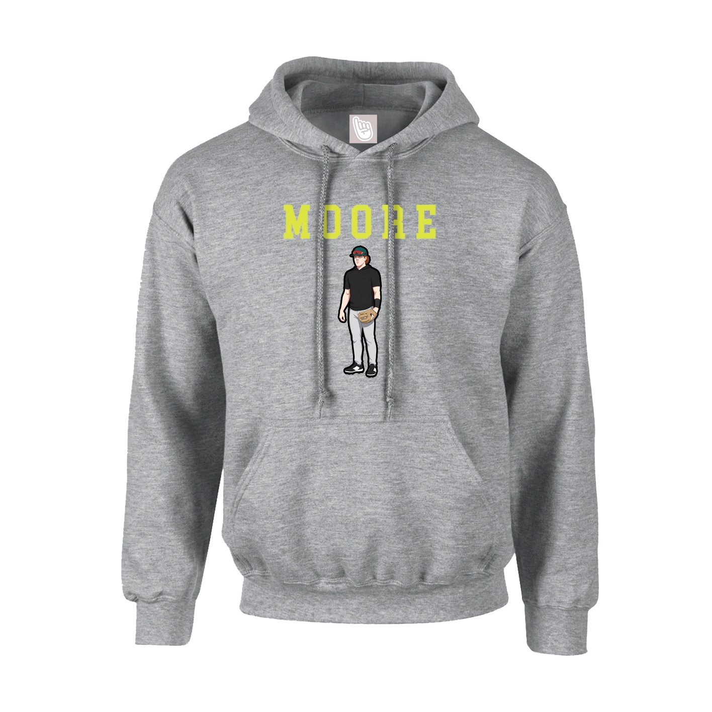 Hoodie — Shirsey in Grey