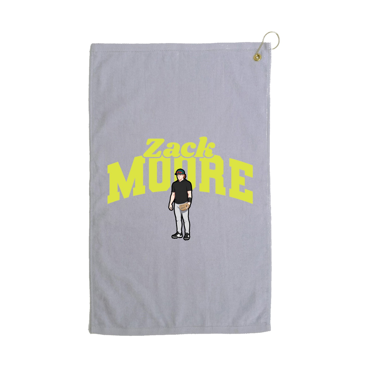 Golf Towel — Signature Arch in Grey