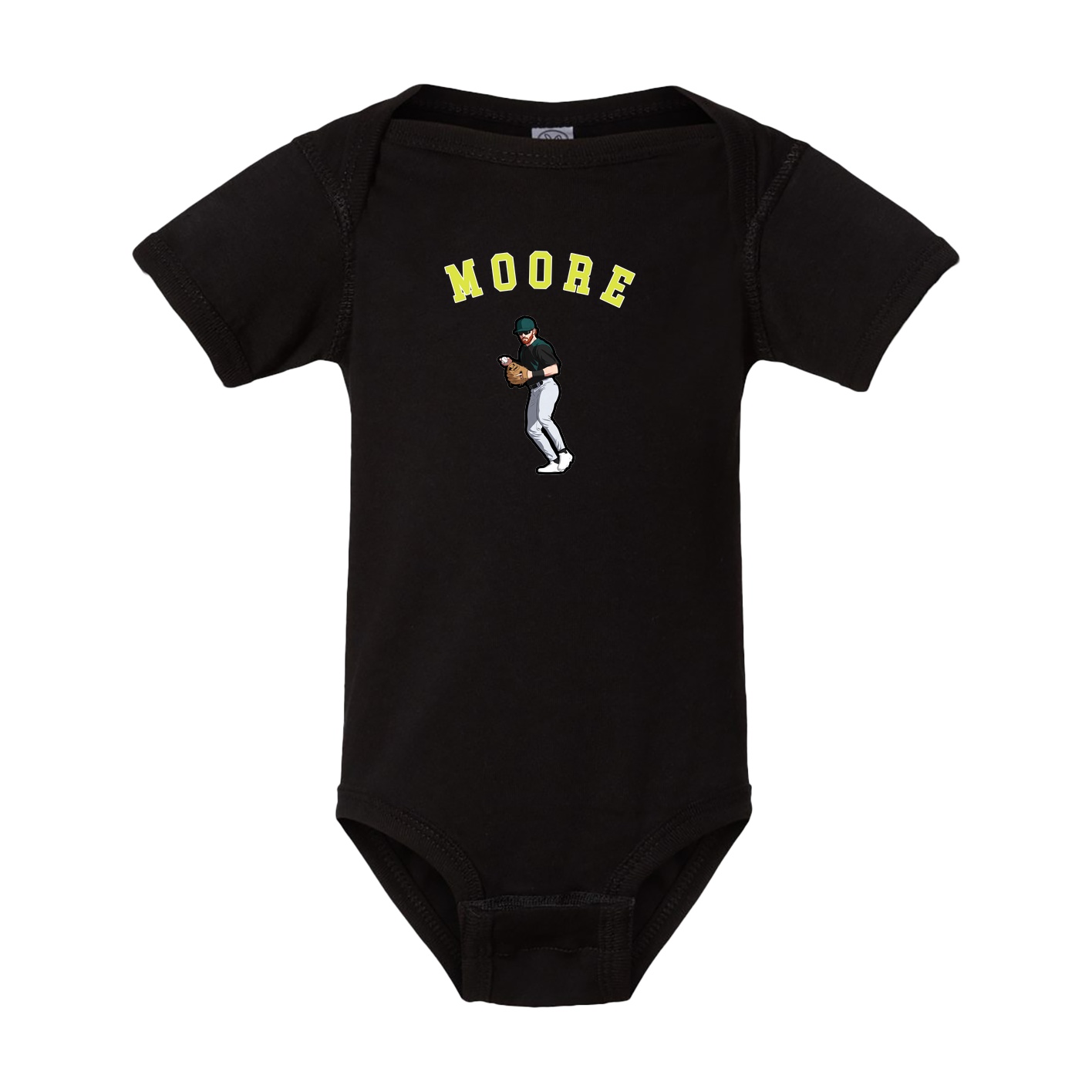 Baby Onesie — Shirsey Arch in Black