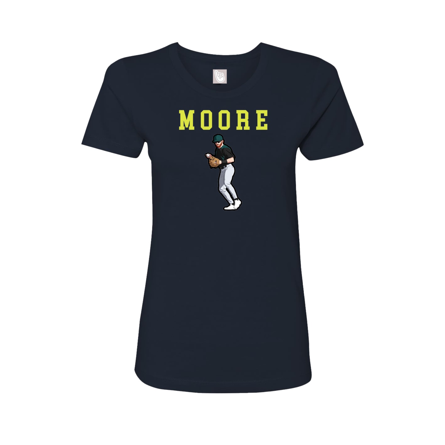 Fitted Women's Tee — Shirsey in Navy