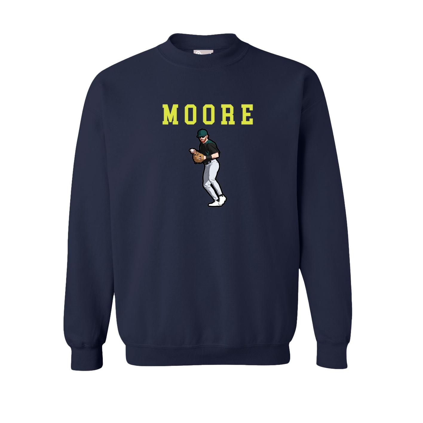 Fleece Crew — Shirsey in Navy