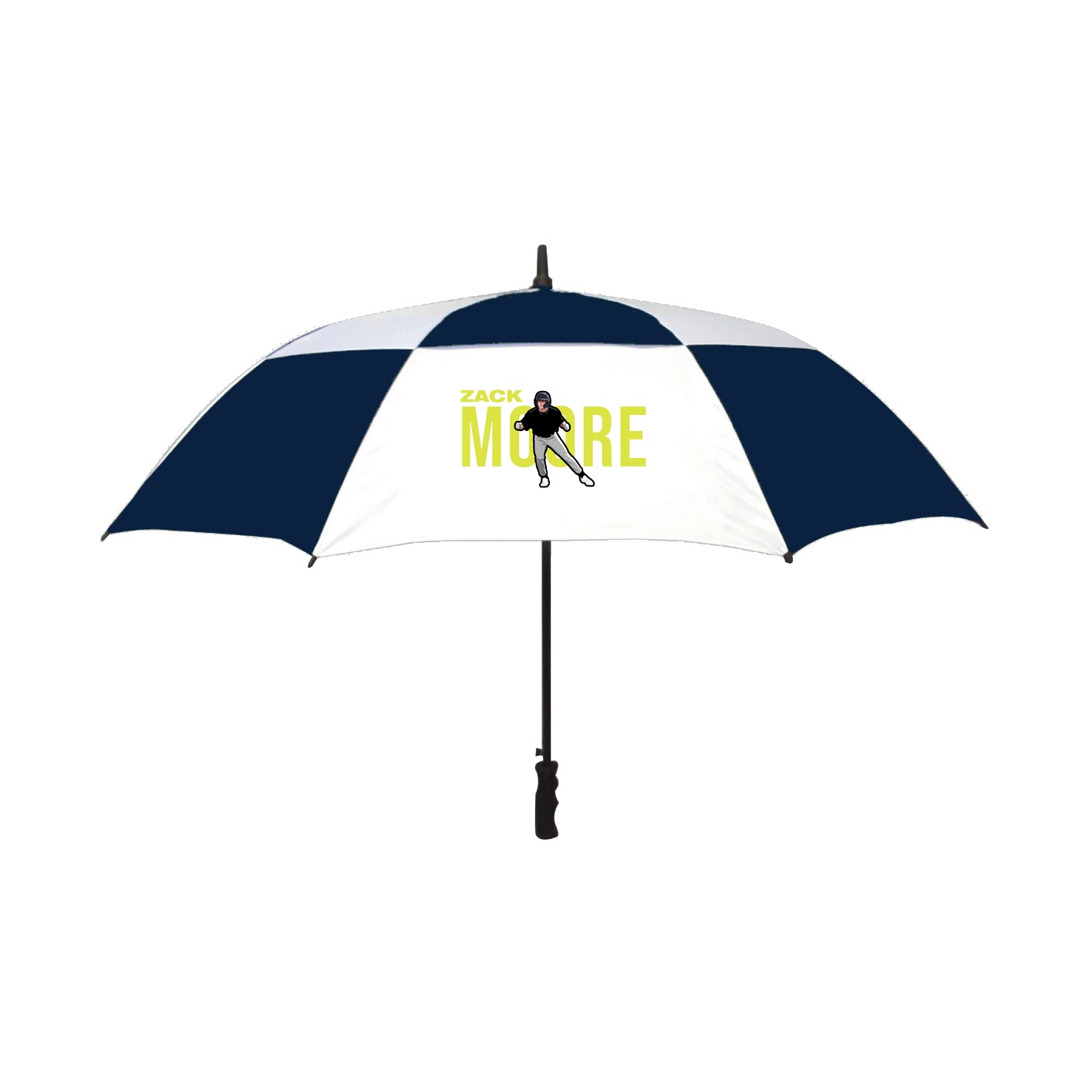 Golf Umbrella — Player Name in Navy