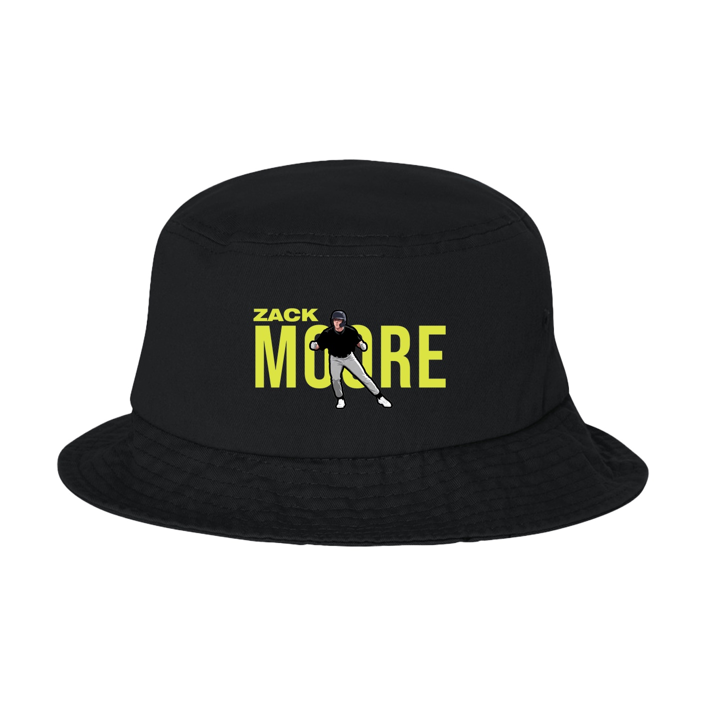 Bucket Cap — Player Name in Black
