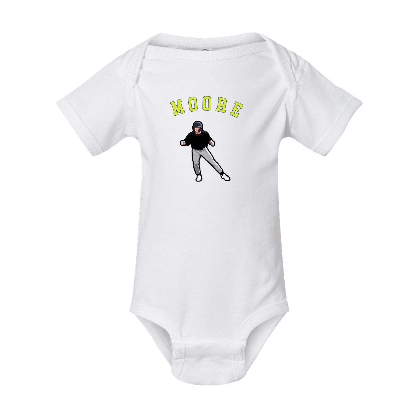 Baby Onesie — Shirsey Arch in White