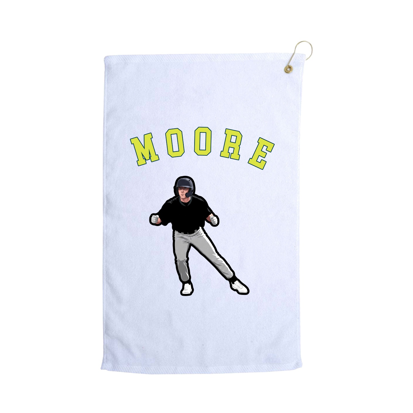 Golf Towel — Shirsey Arch in White