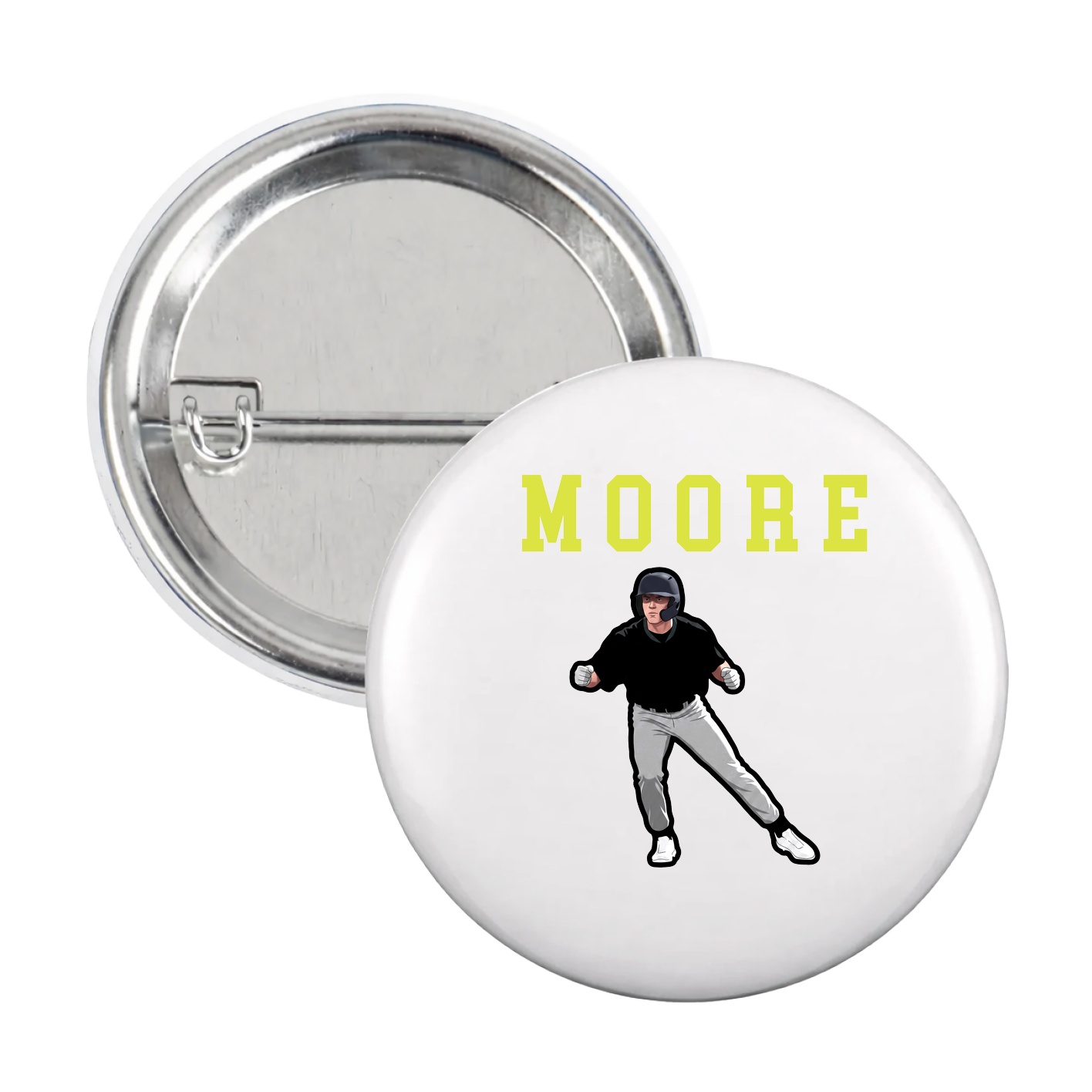 Game Day Button — Shirsey in White