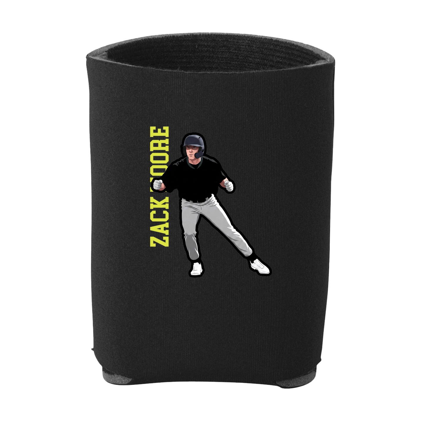 Can Holder — Name Vertical in Black
