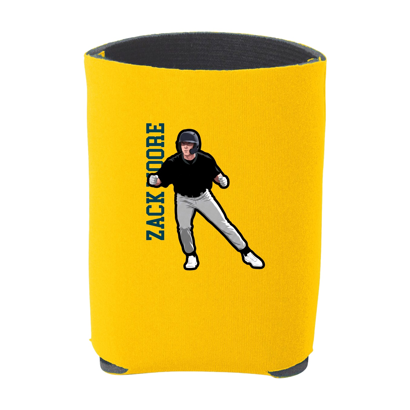 Can Holder — Name Vertical in Yellow
